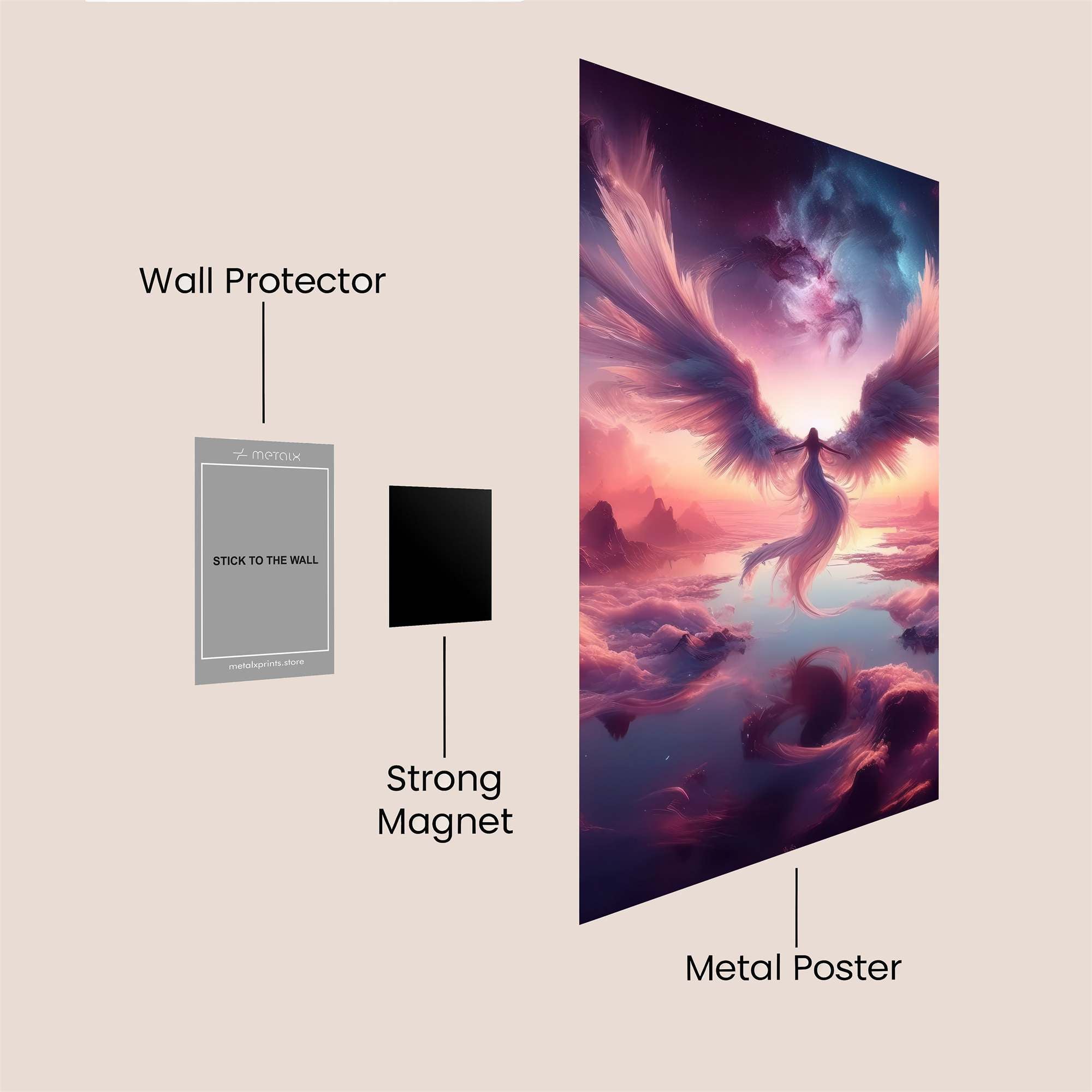 Mandalorian Majestic Safe Wall Magnetic / M
