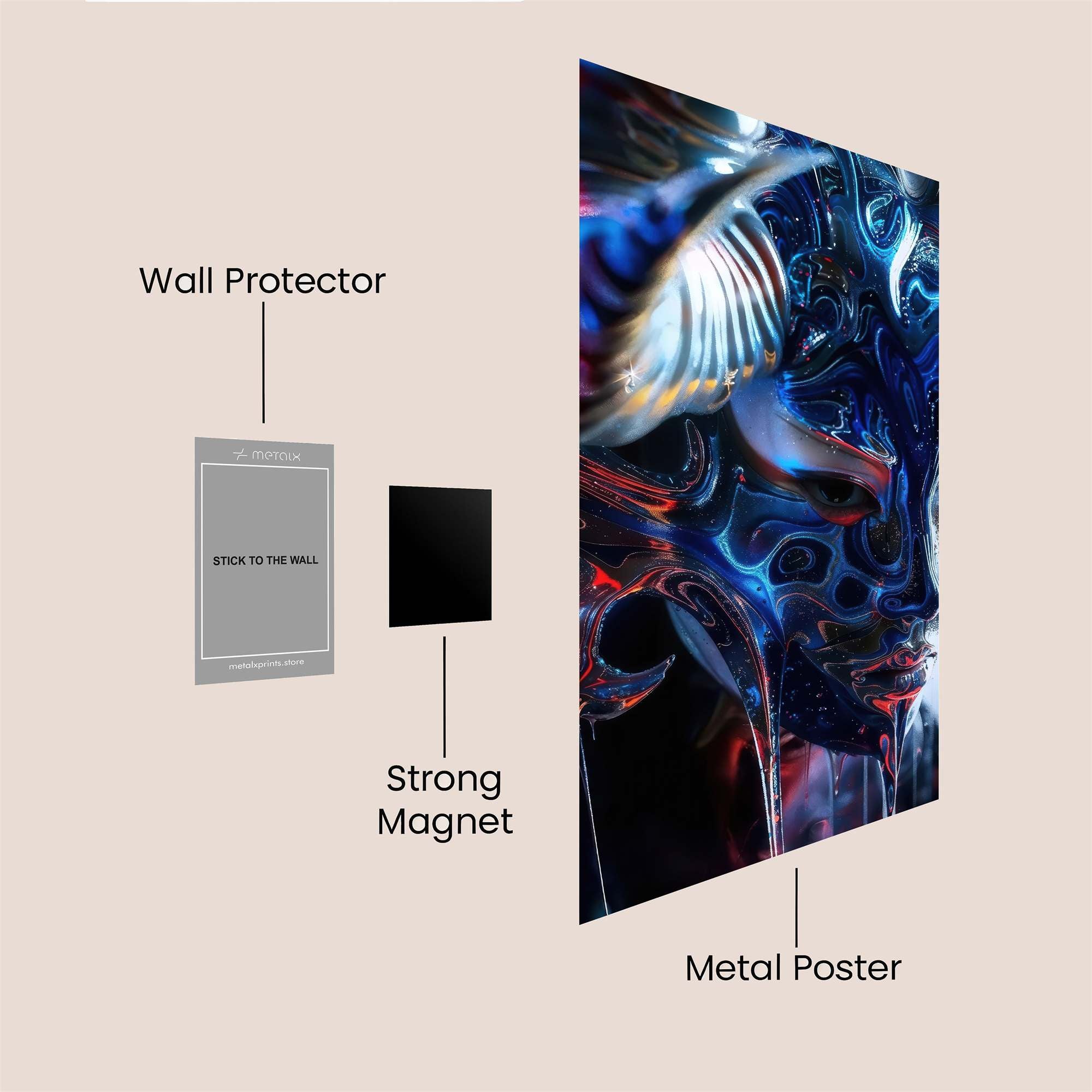 Boba Regal Safe Wall Magnetic / M