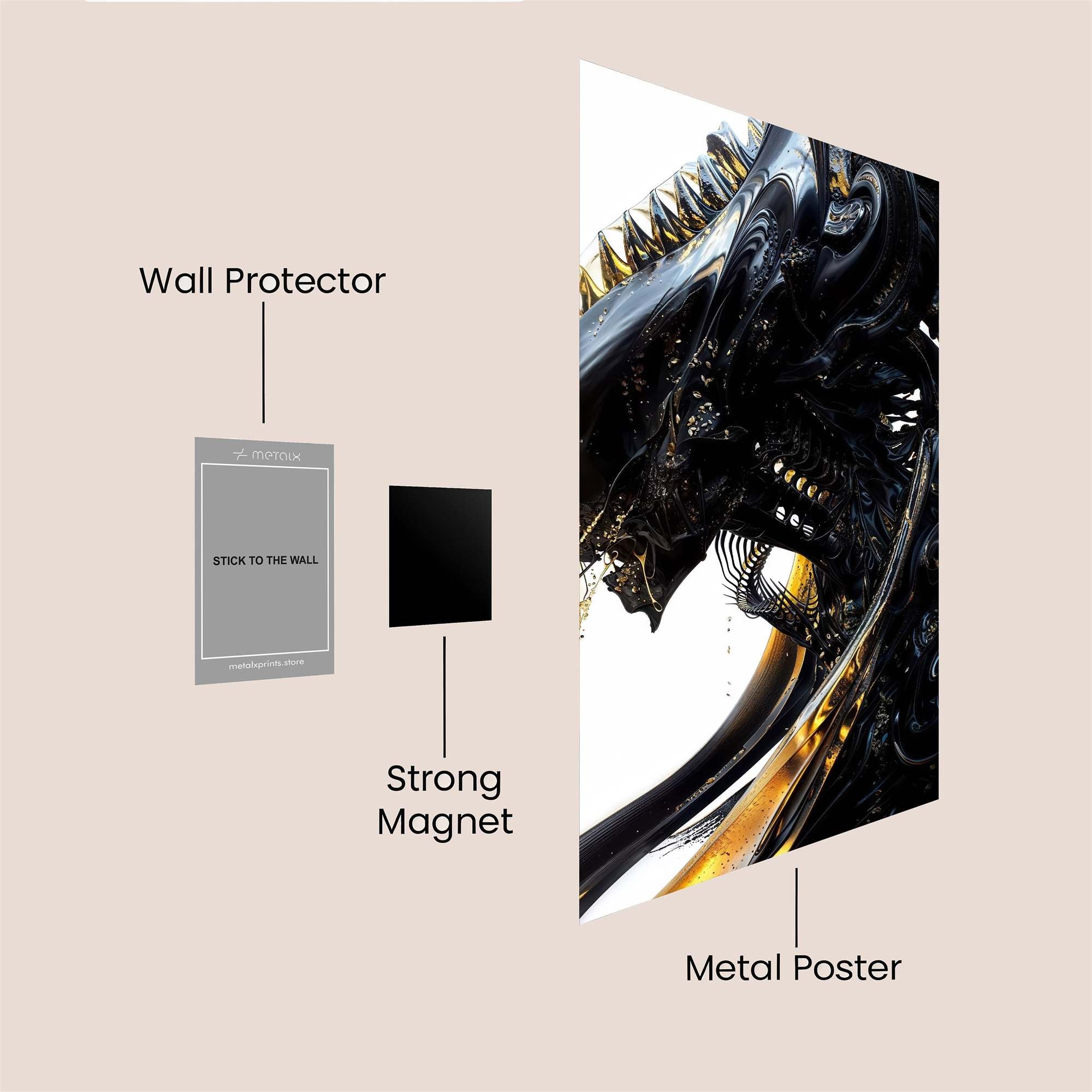 Boba Regal Safe Wall Magnetic / M