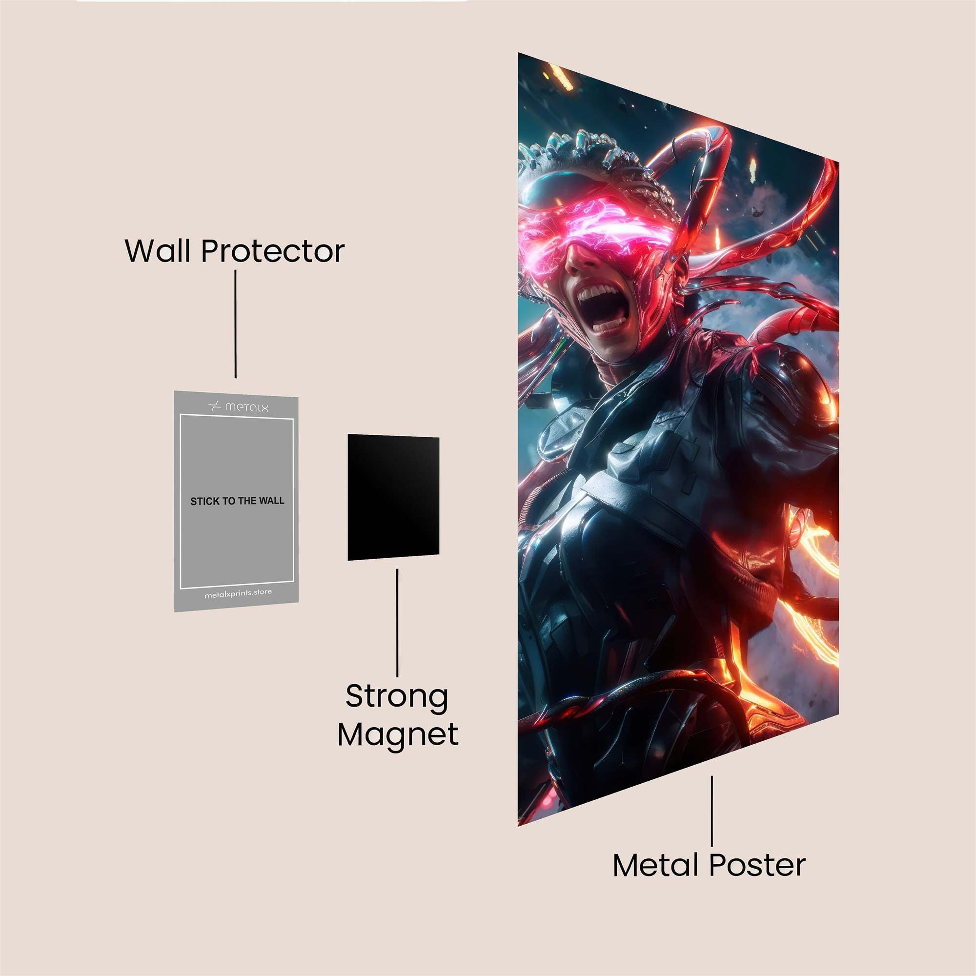 Boba Regal Safe Wall Magnetic / M