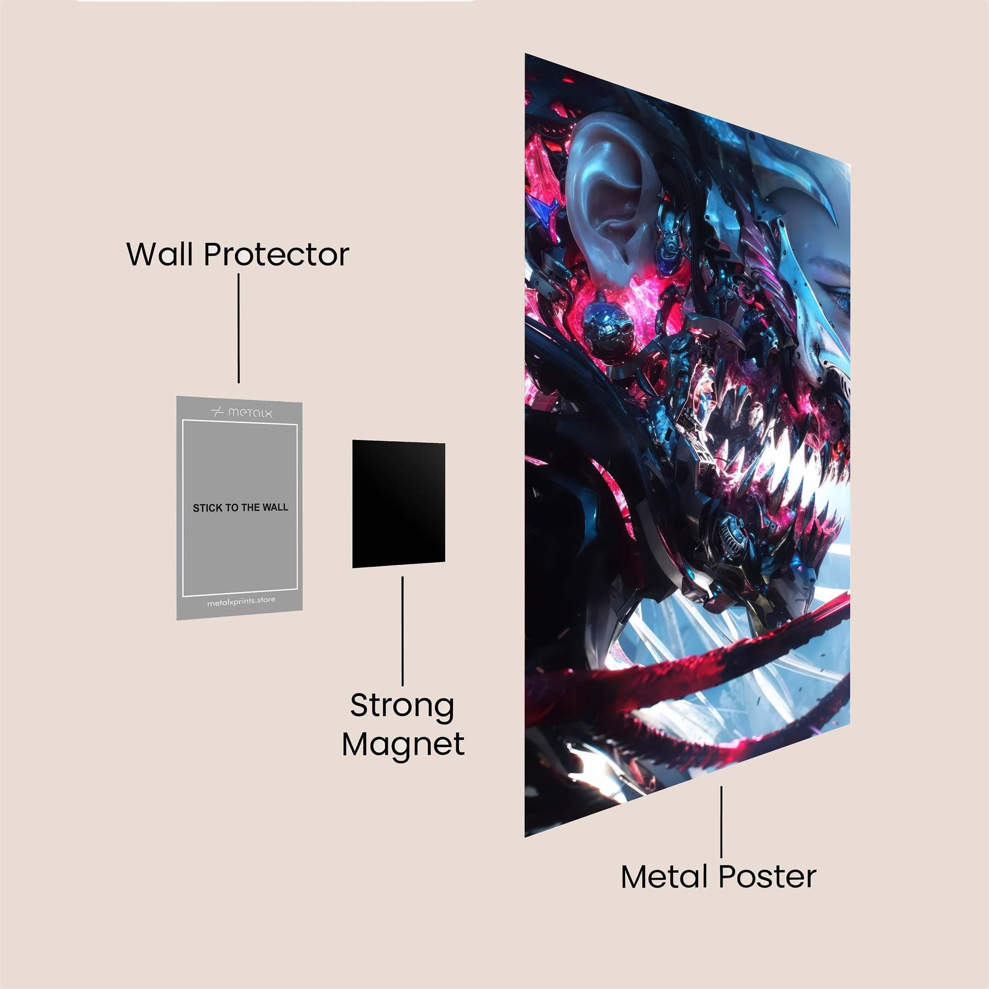 Floral Dream Safe Wall Magnetic / M