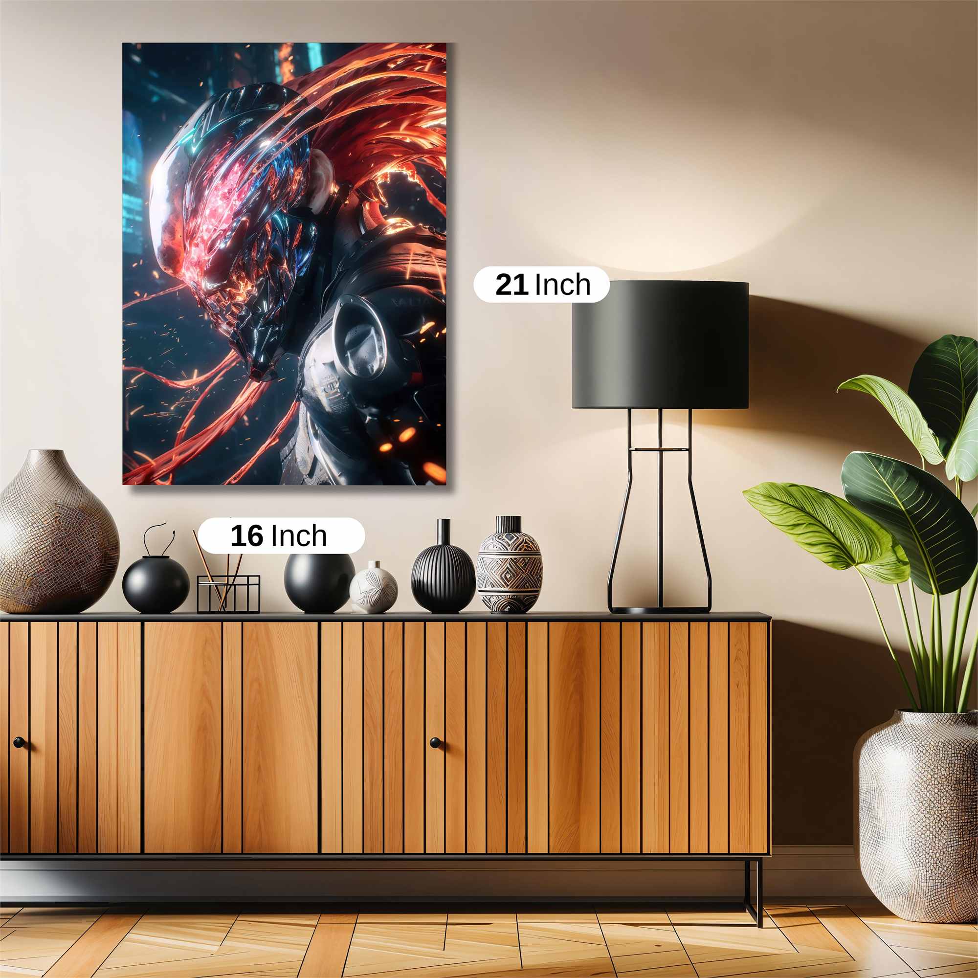 Leopard Luminos Safe Wall Magnetic / M