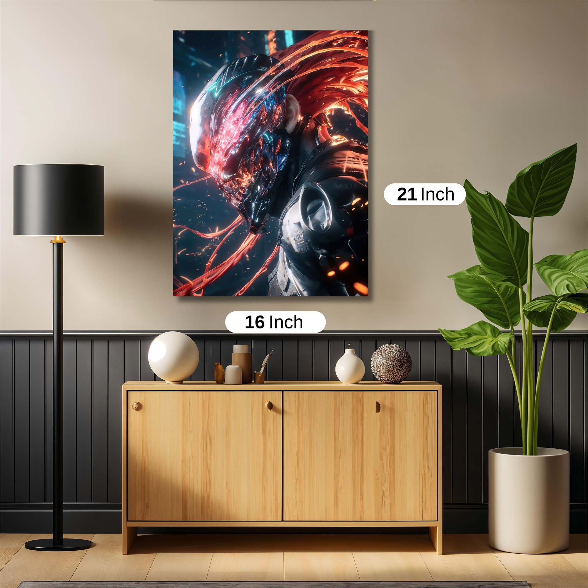 Leopard Luminos Safe Wall Magnetic / M