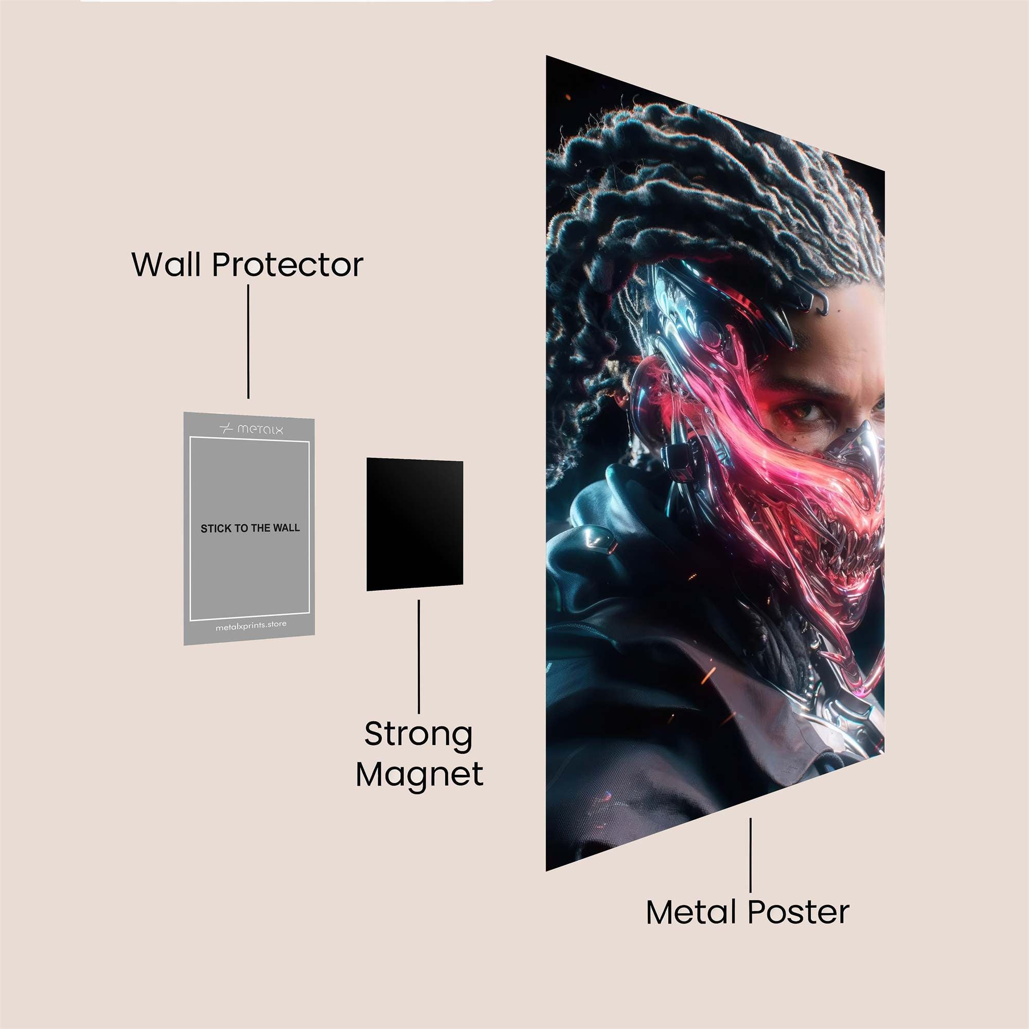 Jaguar Enigma Safe Wall Magnetic / M