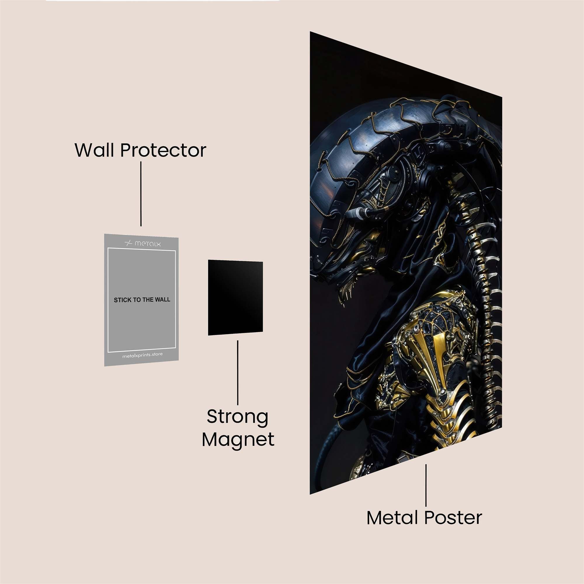 Rainbow Ascent Safe Wall Magnetic / M