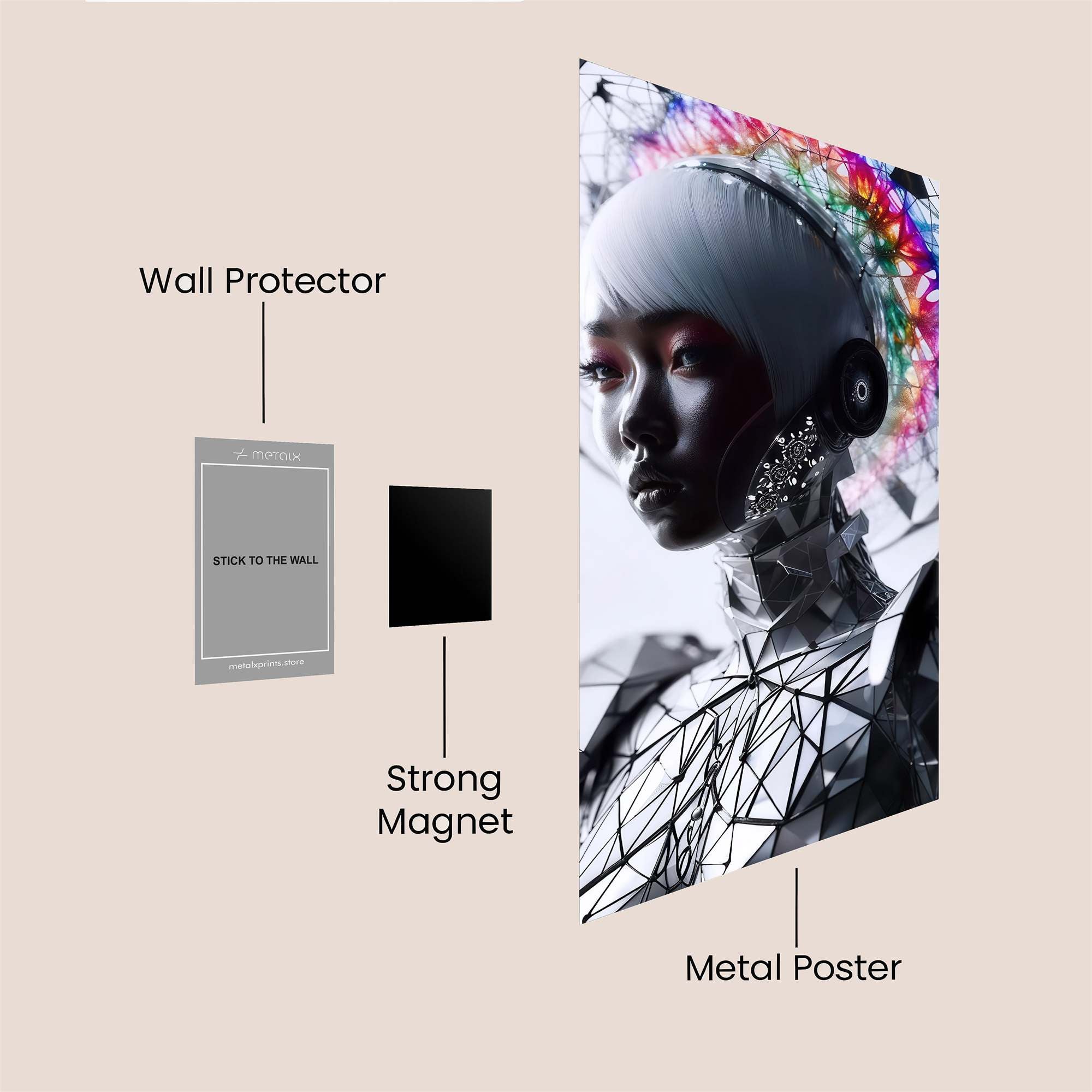 Heartforge Enigma Safe Wall Magnetic / M