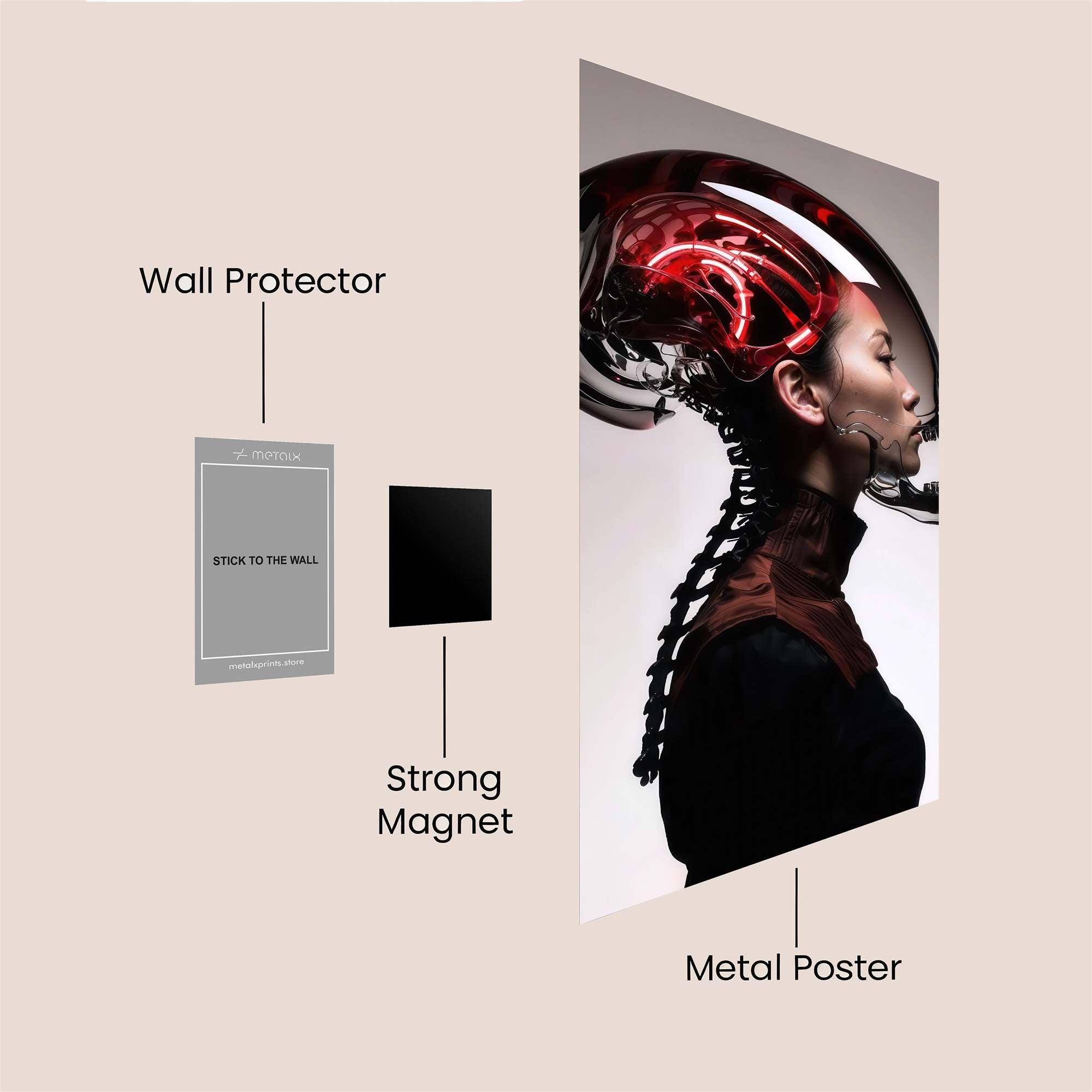 Captain Resolute Safe Wall Magnetic / M