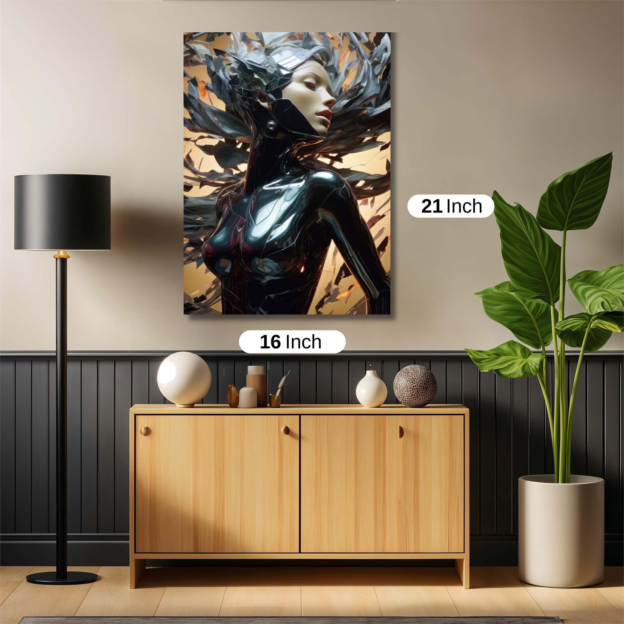 Leopard Luminous Safe Wall Magnetic / M