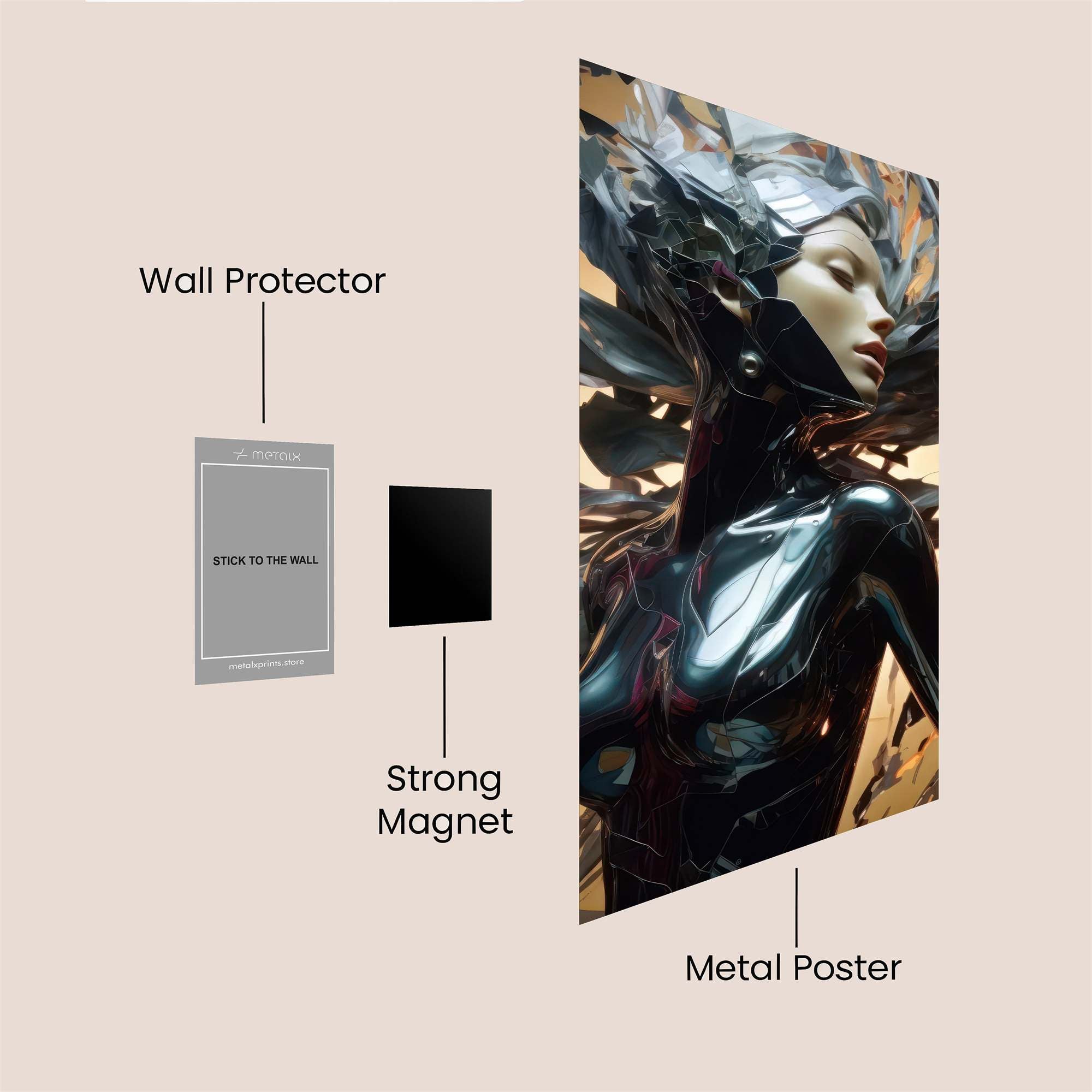 Leopard Luminous Safe Wall Magnetic / M