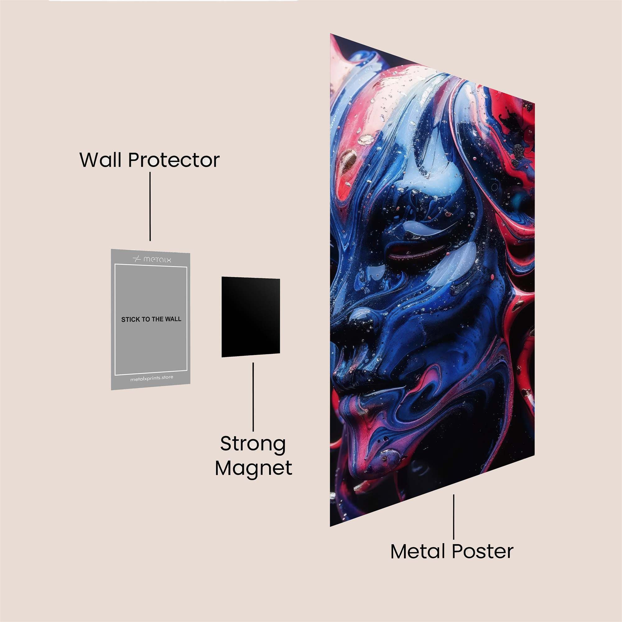 Galactic Bloom Safe Wall Magnetic / M