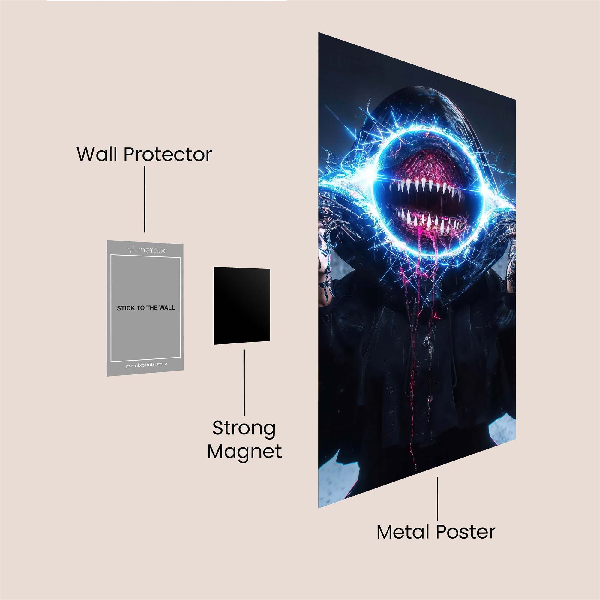 Darth Thighs Safe Wall Magnetic / M