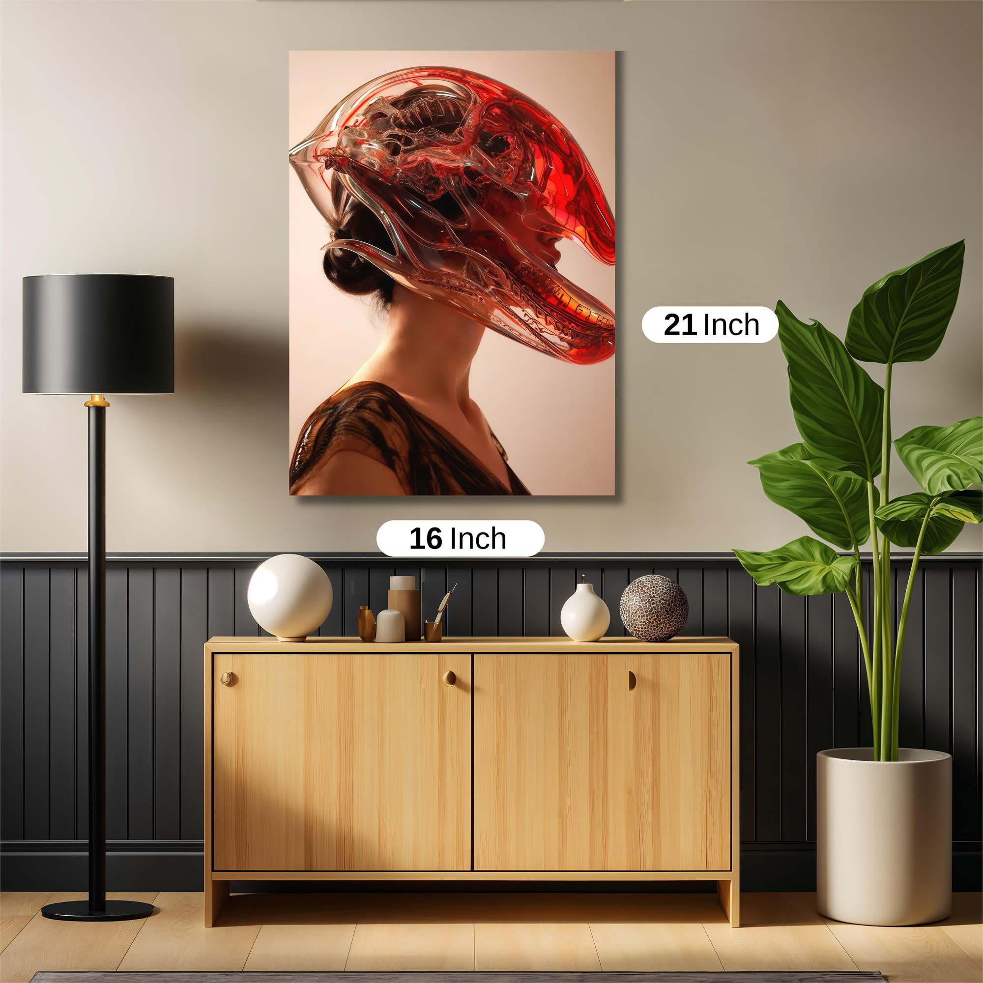 Gothic Rose Safe Wall Magnetic / M