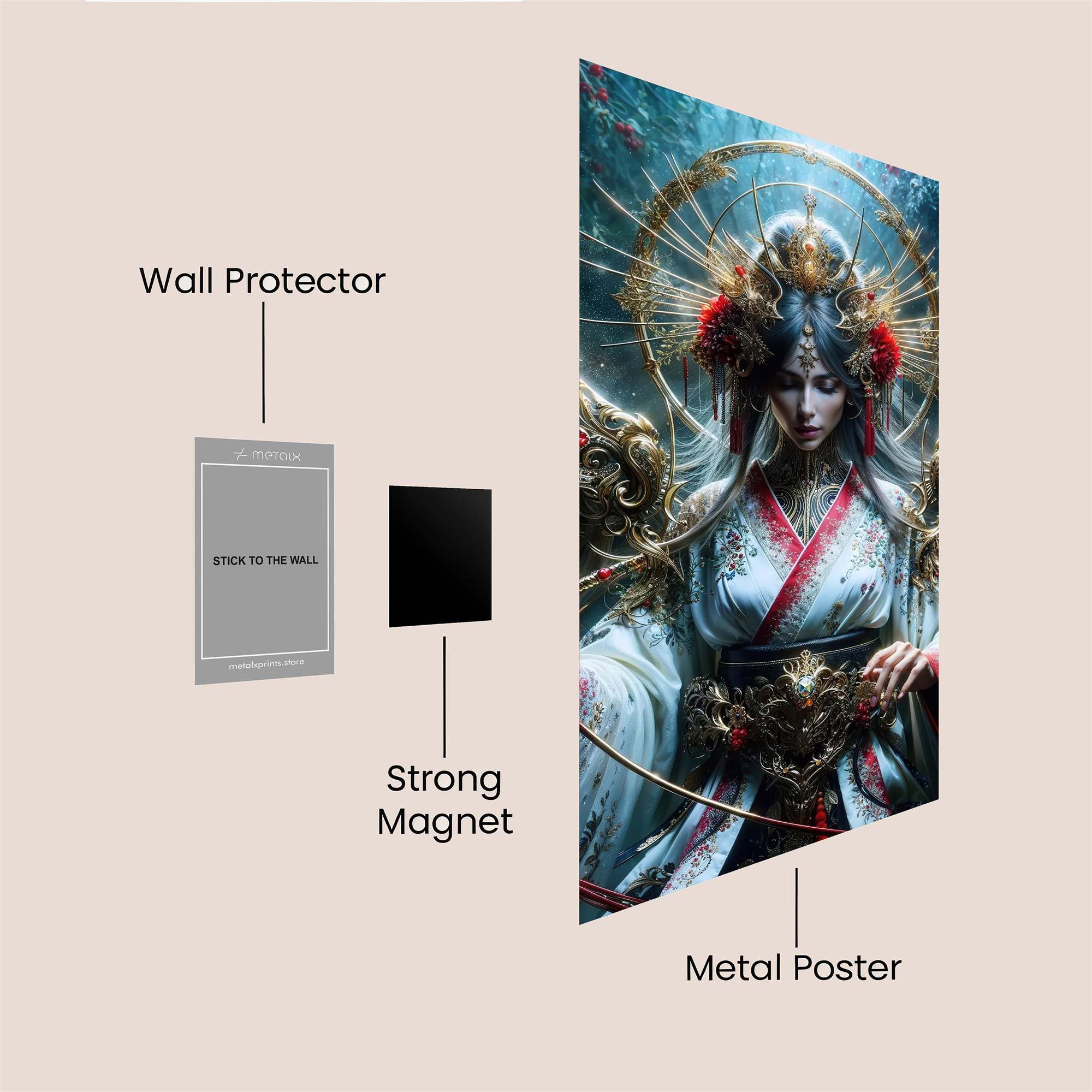 Violet Enigma Safe Wall Magnetic / M