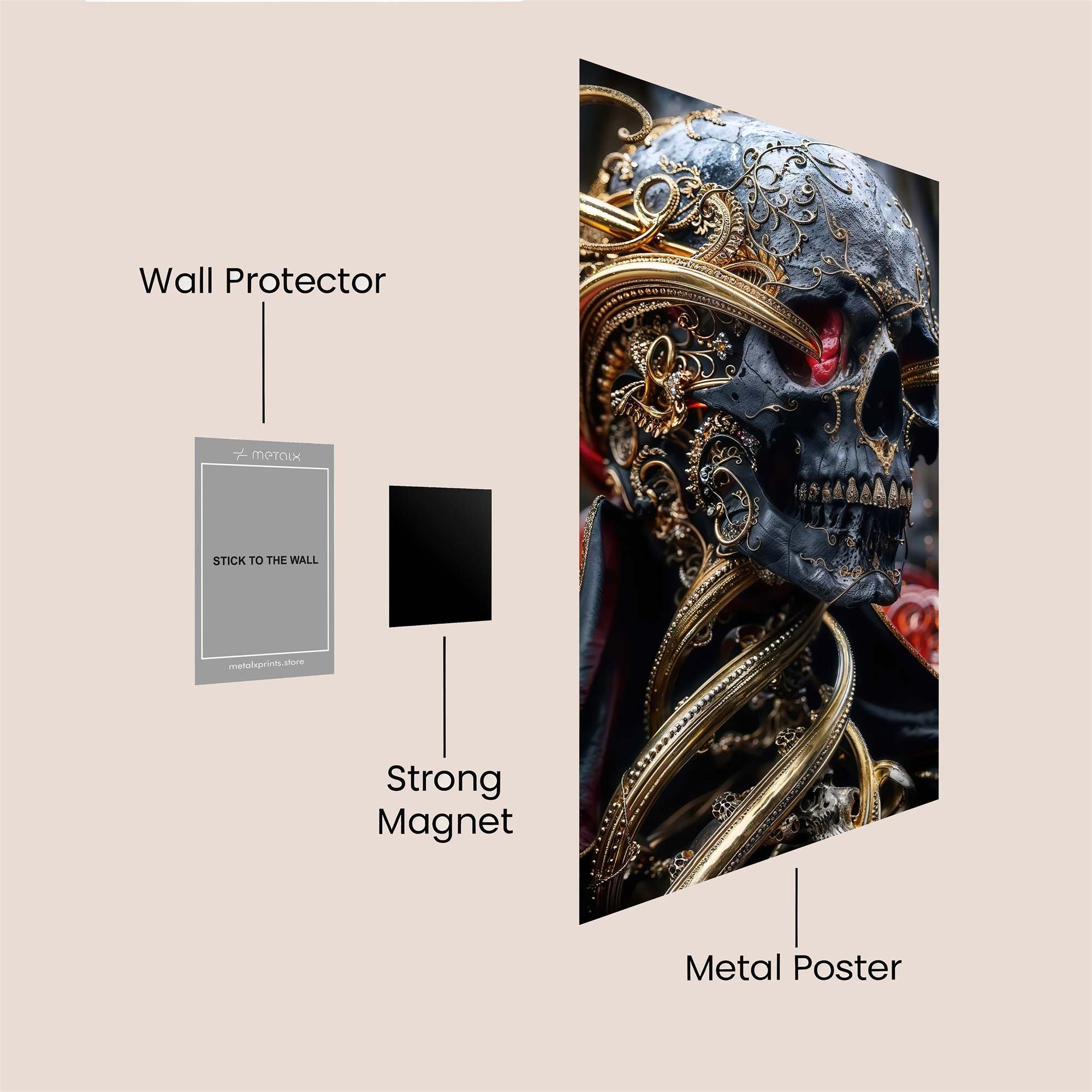 Emerald Menace Safe Wall Magnetic / M