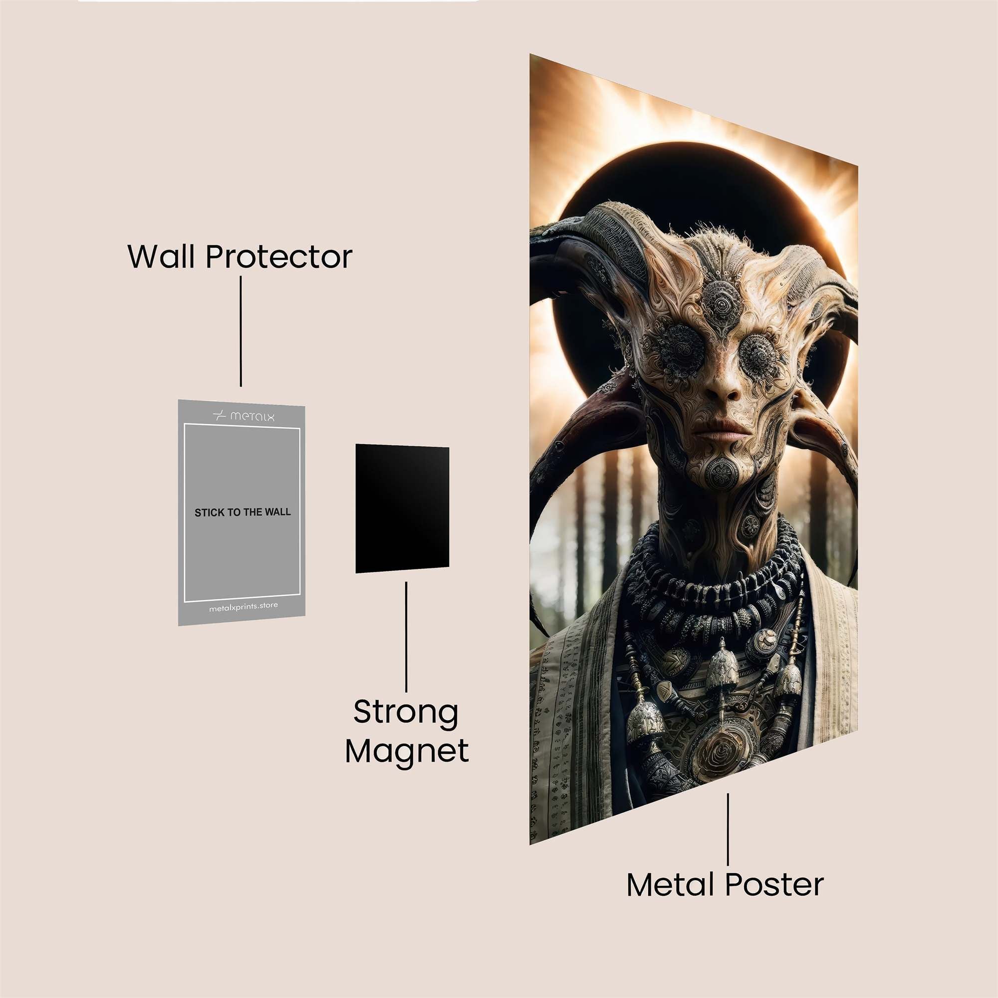 Neon Serpent Safe Wall Magnetic / M