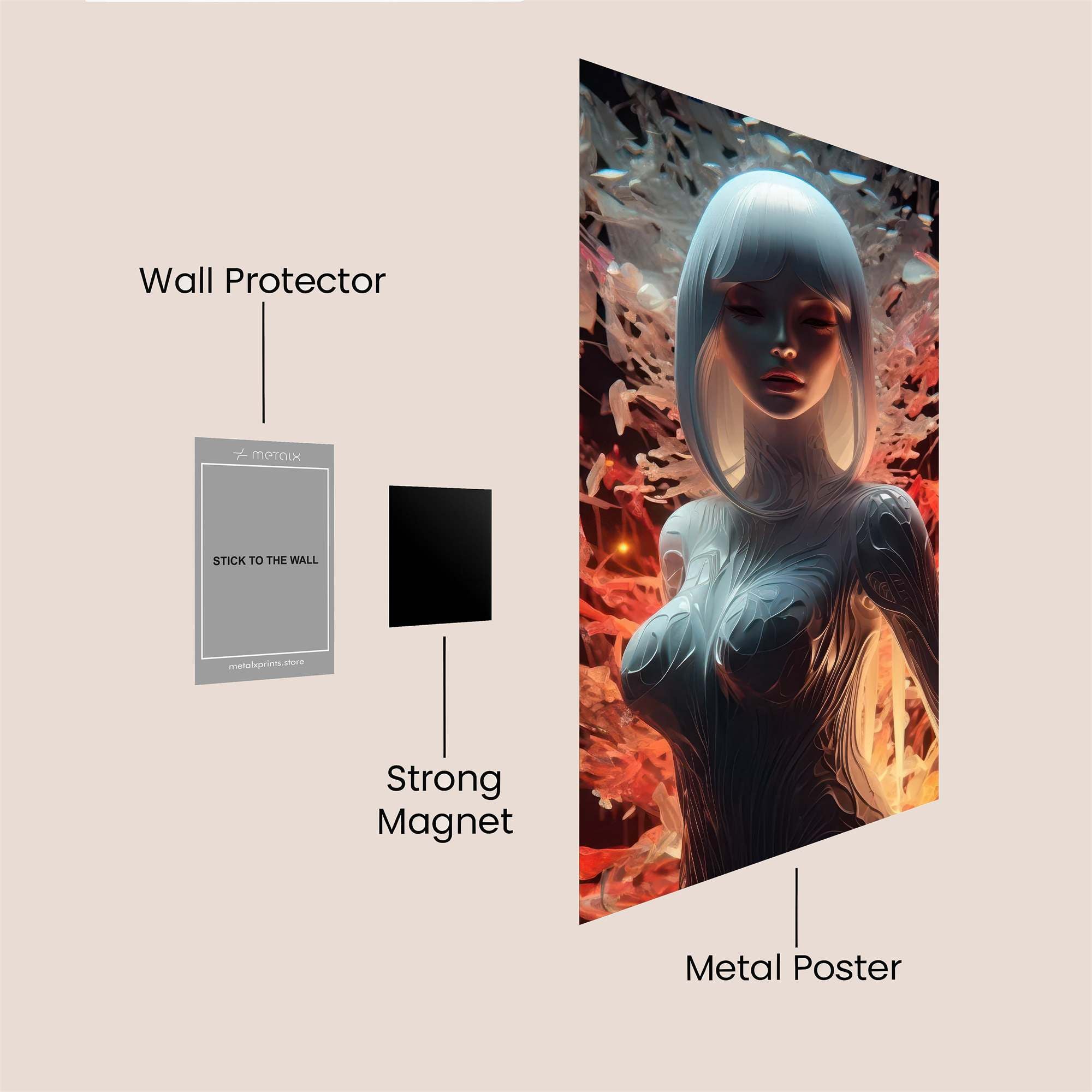 Serpentine Menace Safe Wall Magnetic / M