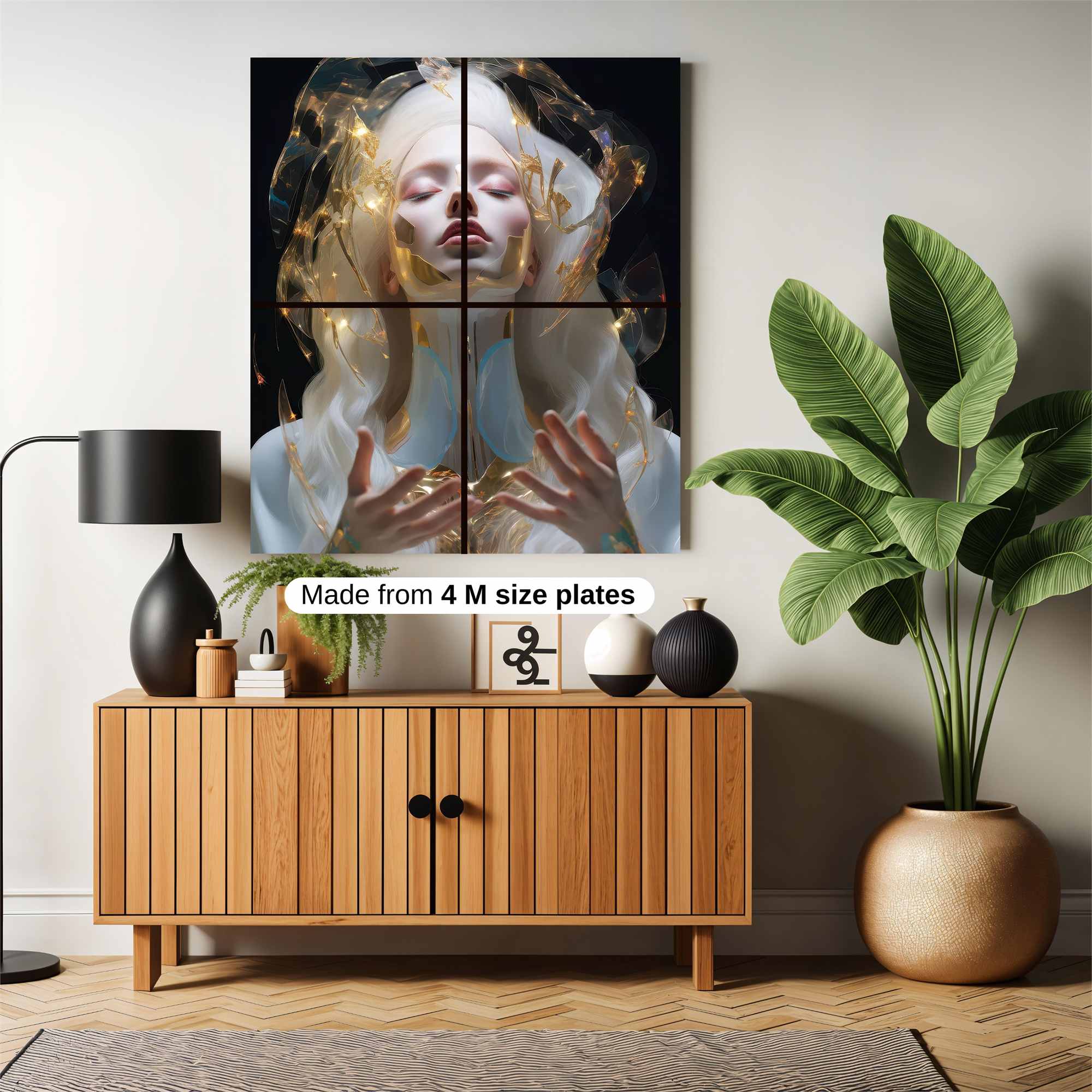 Kitty Curl Safe Wall Magnetic / M