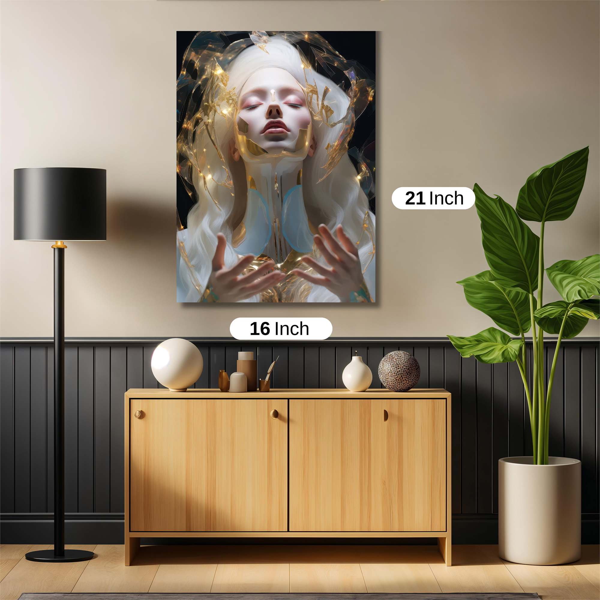 Kitty Curl Safe Wall Magnetic / M