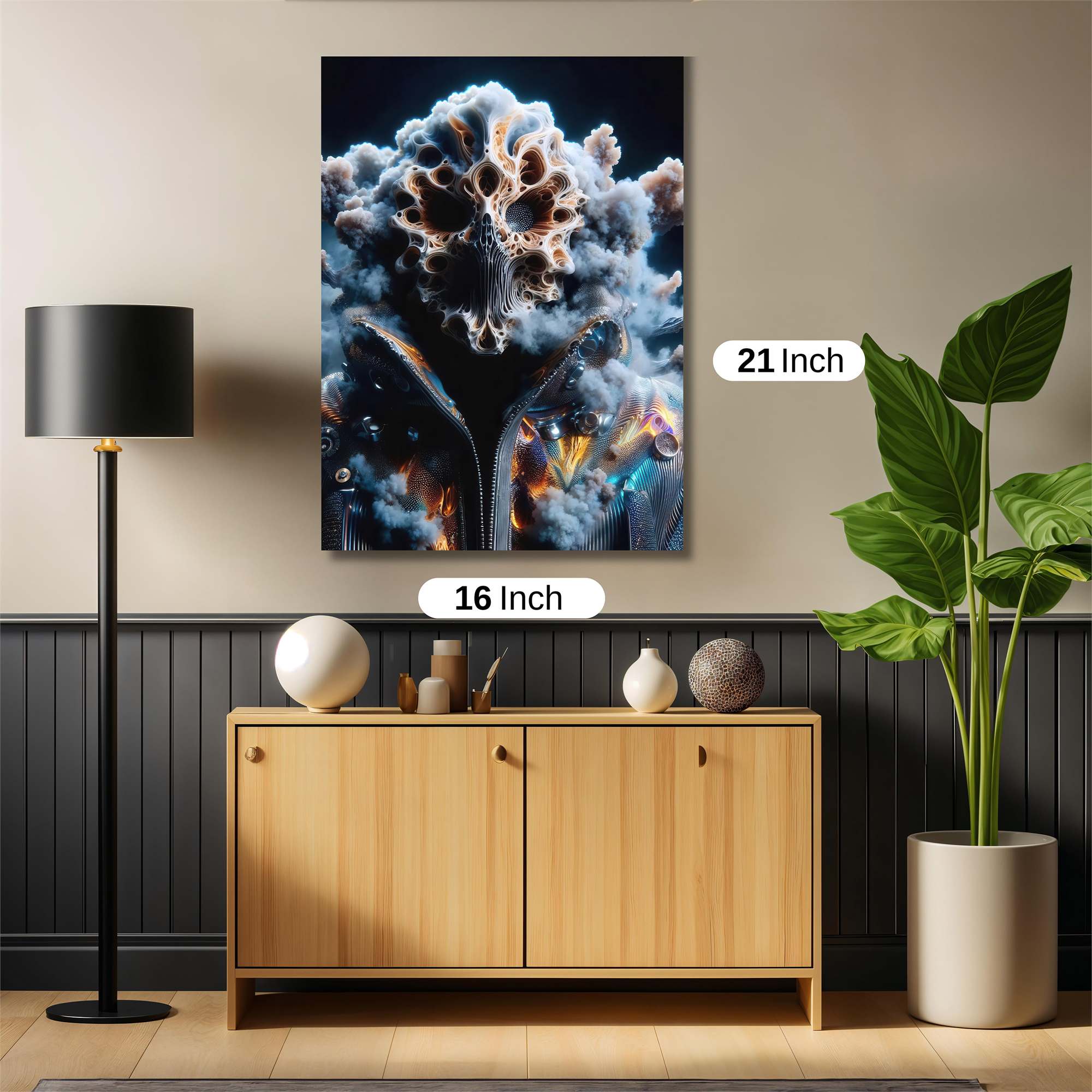 Neon Serpent Safe Wall Magnetic / M