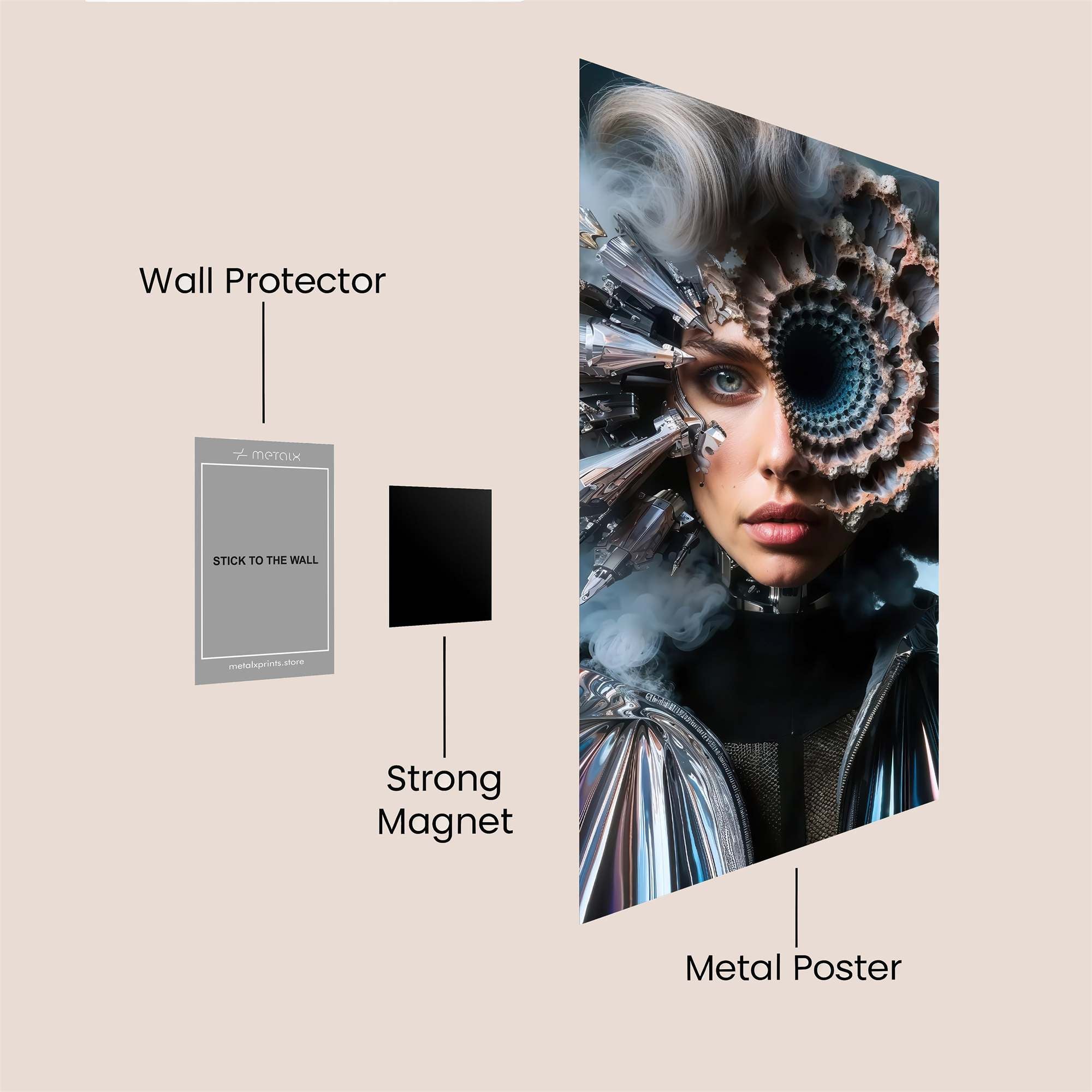 Godzilla Radiant Safe Wall Magnetic / M