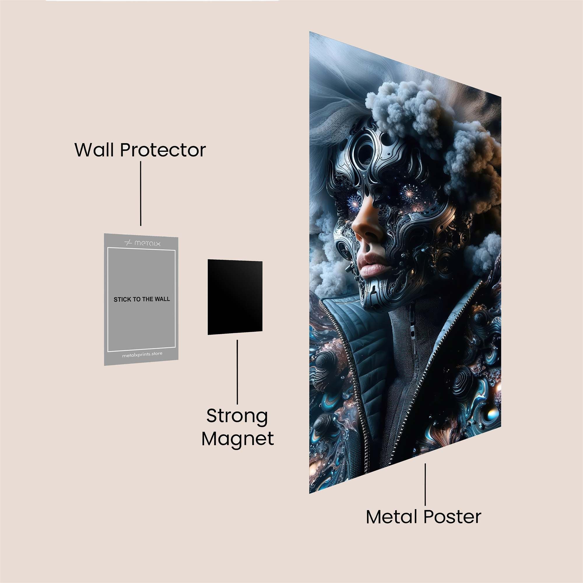 Serpent Wrath Safe Wall Magnetic / M