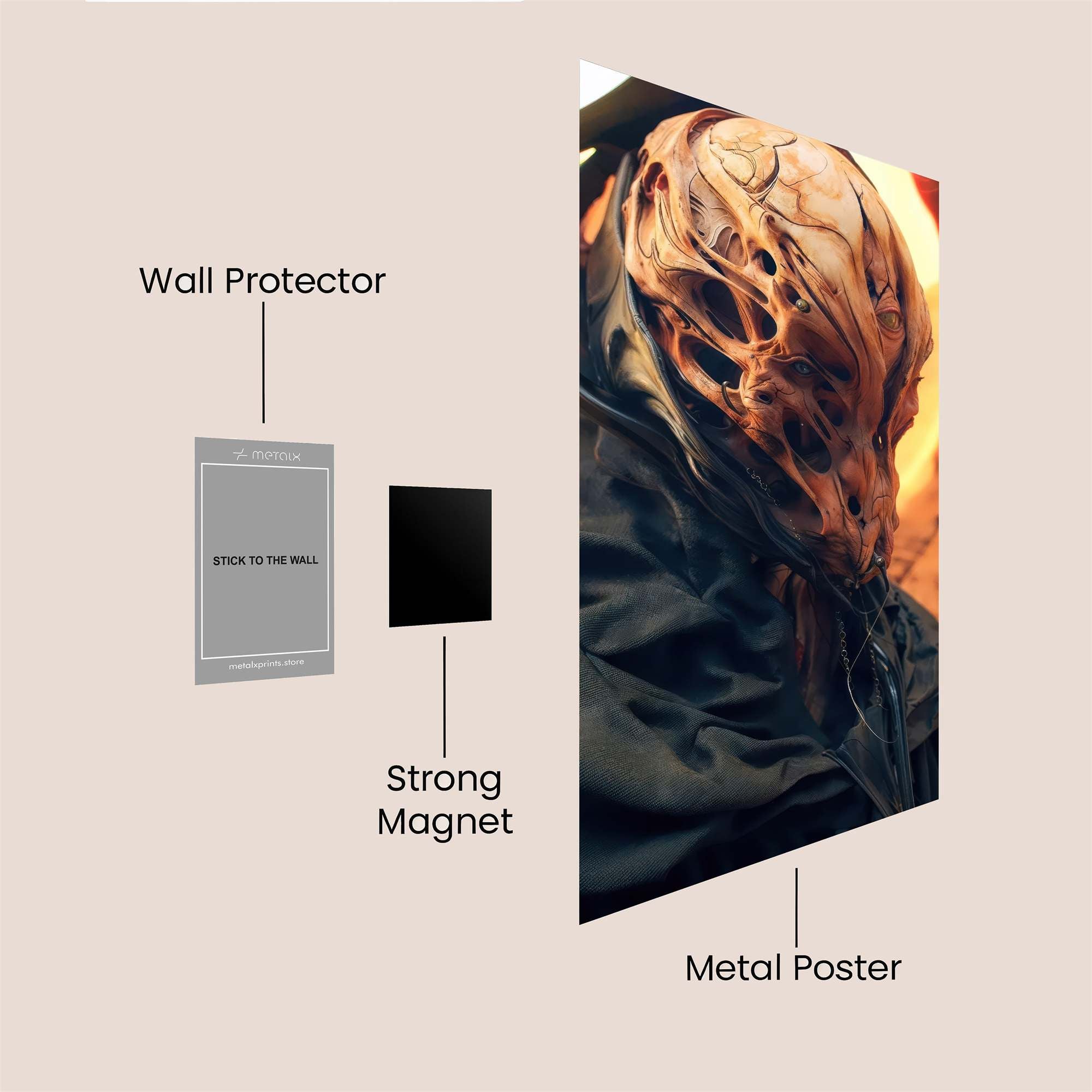 Neon Serpent Safe Wall Magnetic / M