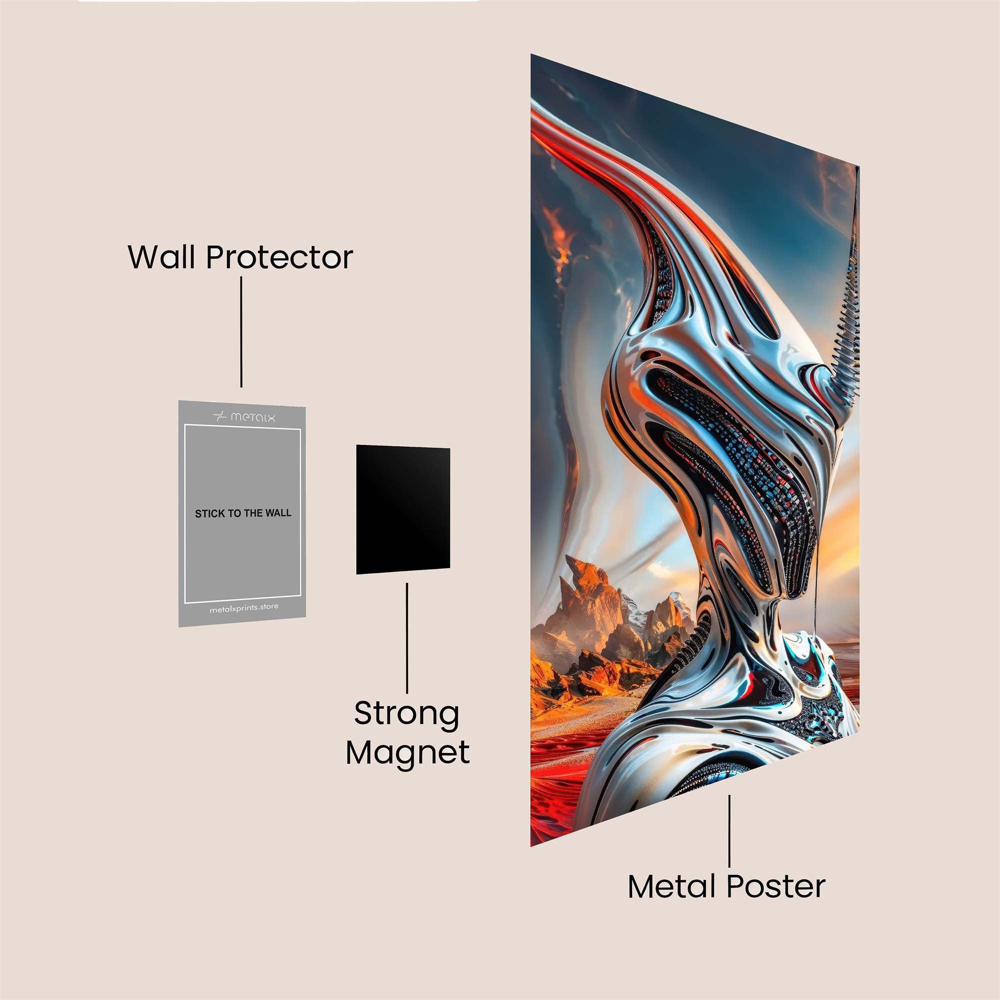 Unicorn Enchantment Safe Wall Magnetic / M