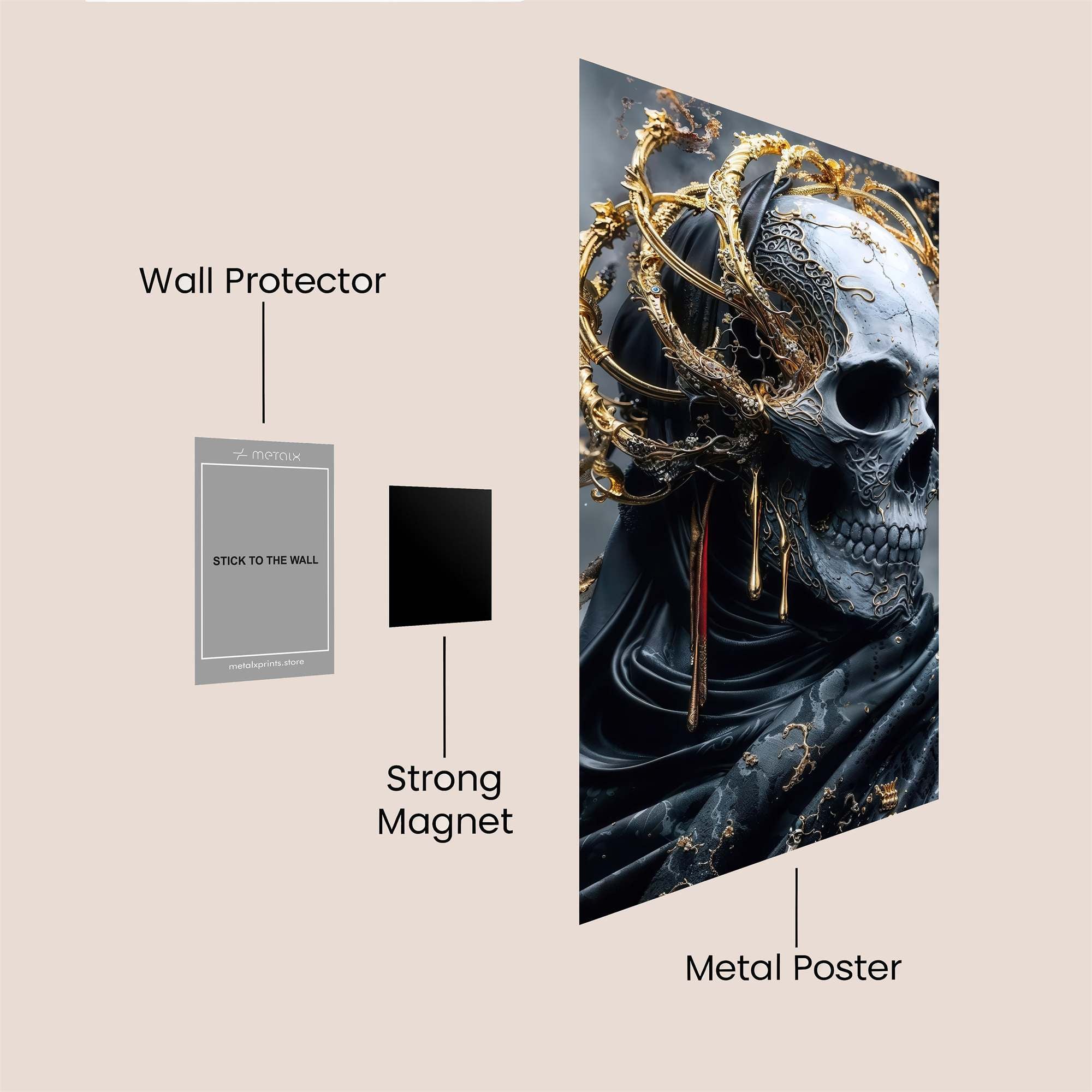 Snail Whimsy Safe Wall Magnetic / M