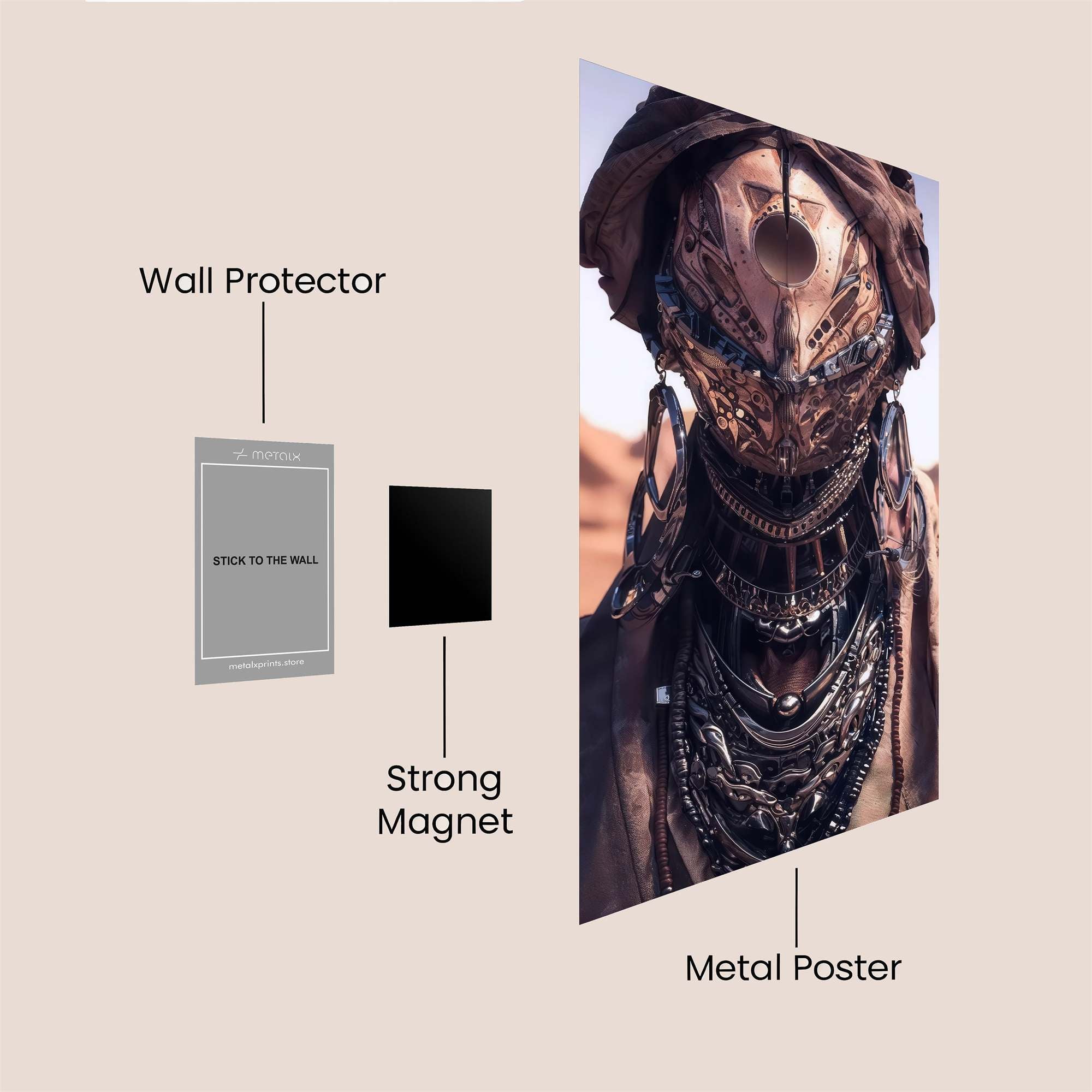 Serpent Blaze Safe Wall Magnetic / M