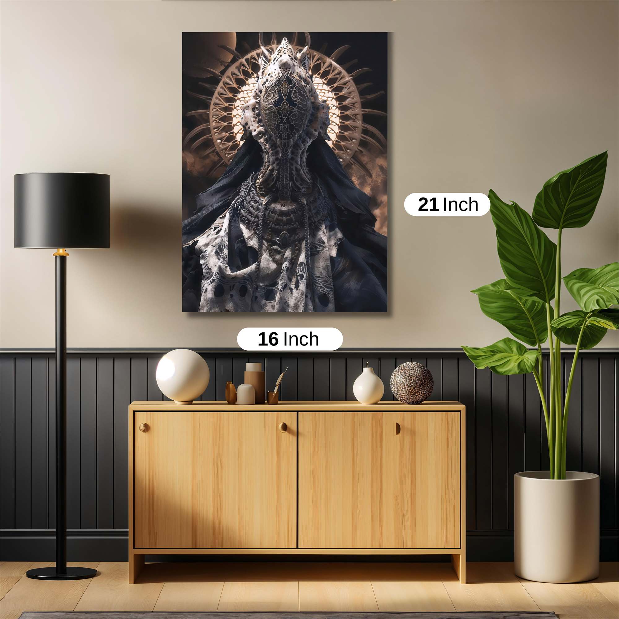 Wolf Blaze Safe Wall Magnetic / M