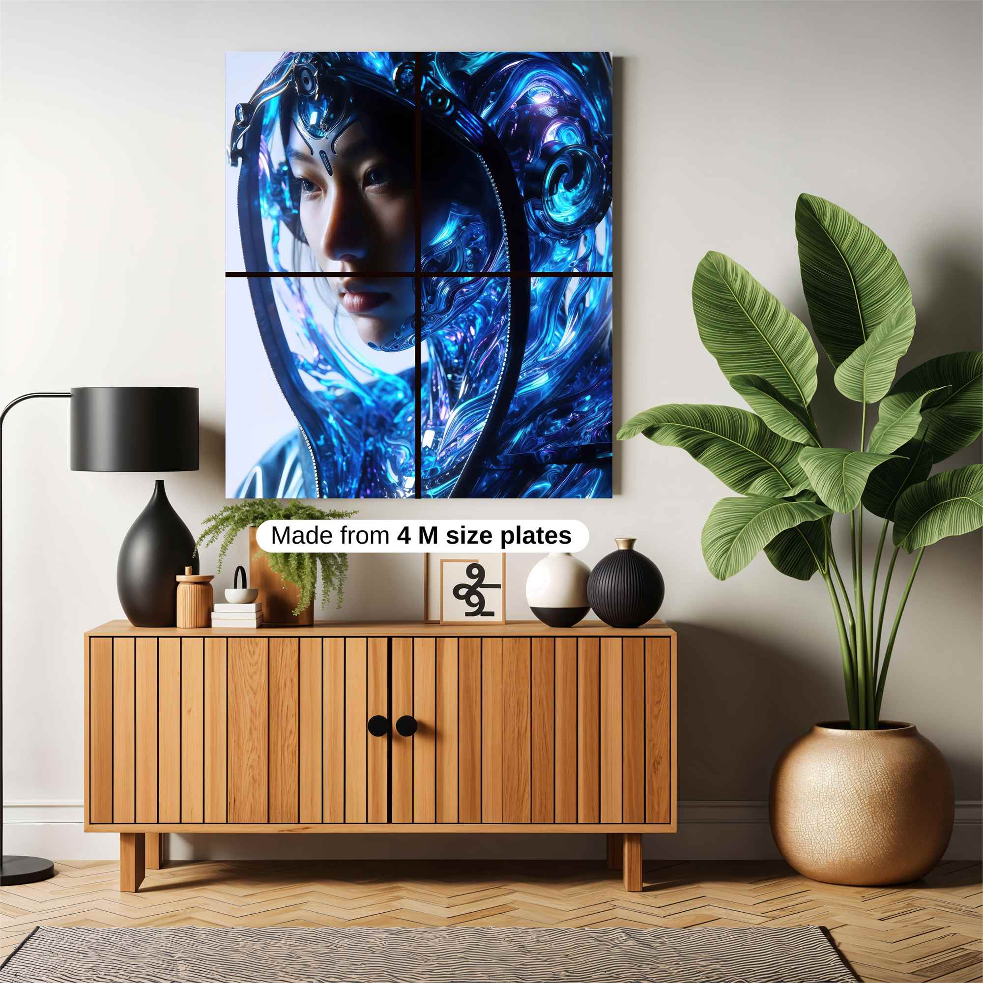 Wolf Blaze Safe Wall Magnetic / M