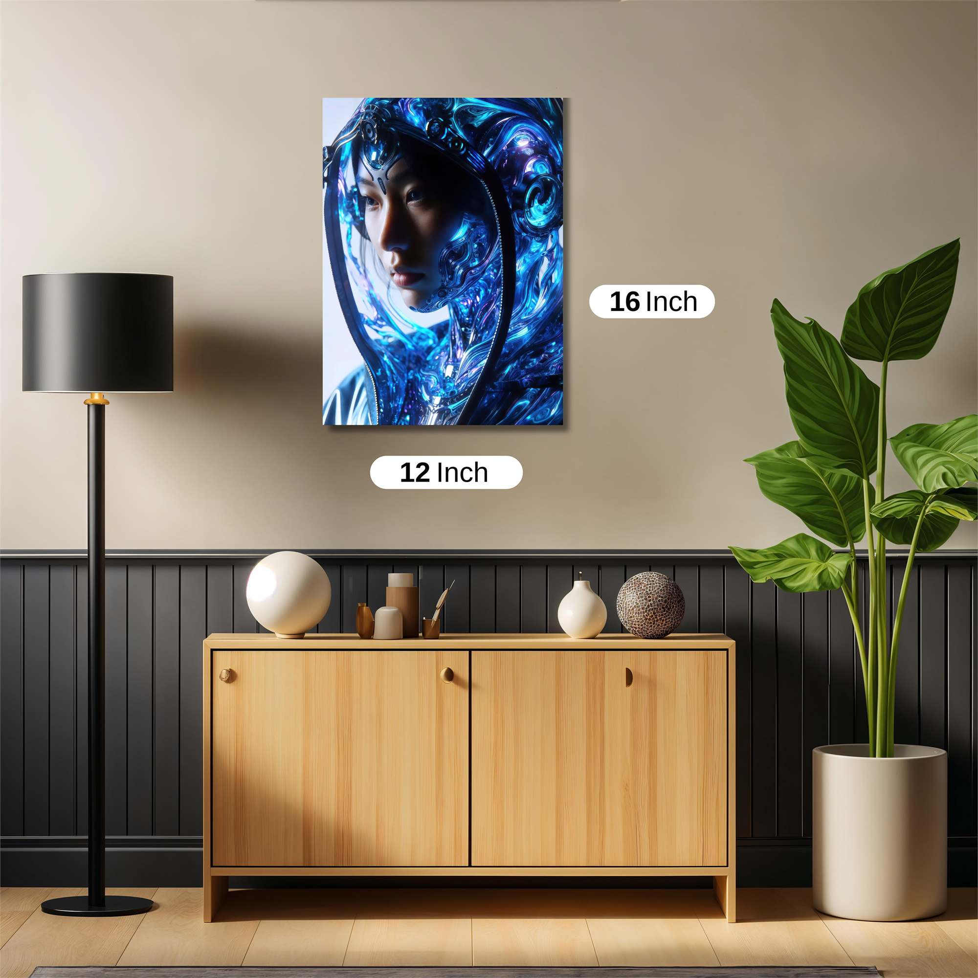 Wolf Blaze Safe Wall Magnetic / M