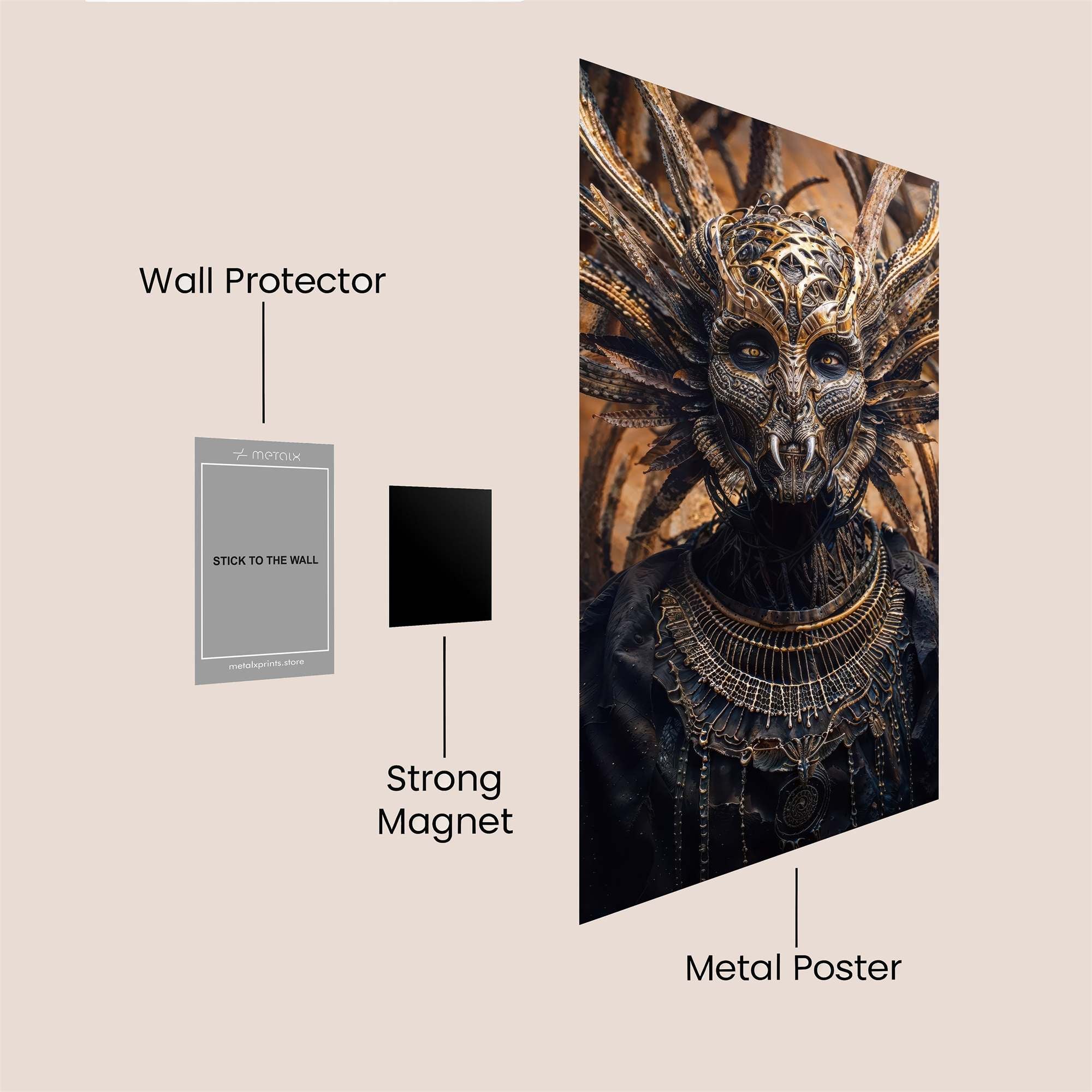 Rose Radiance Safe Wall Magnetic / M