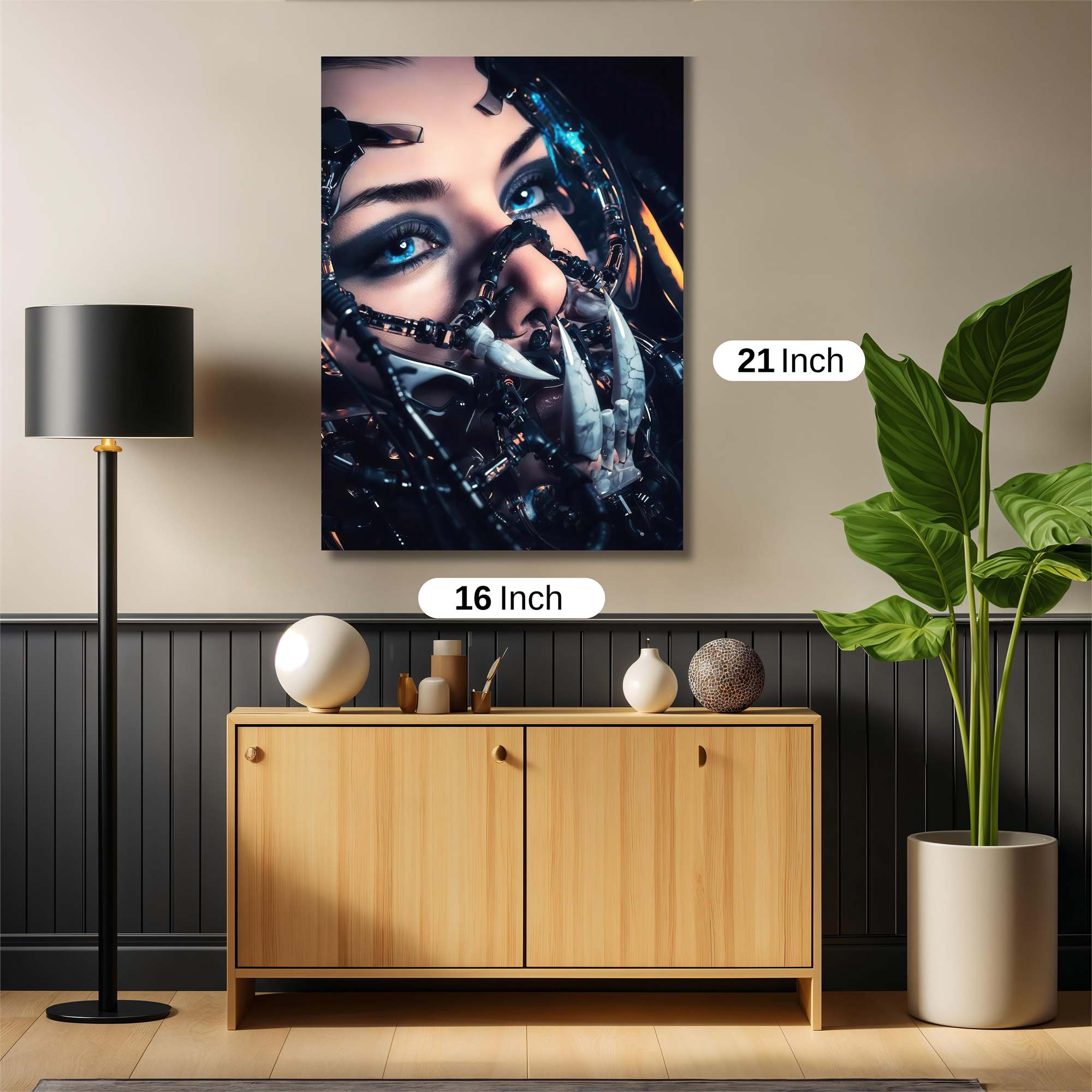 Lion Blaze Safe Wall Magnetic / M