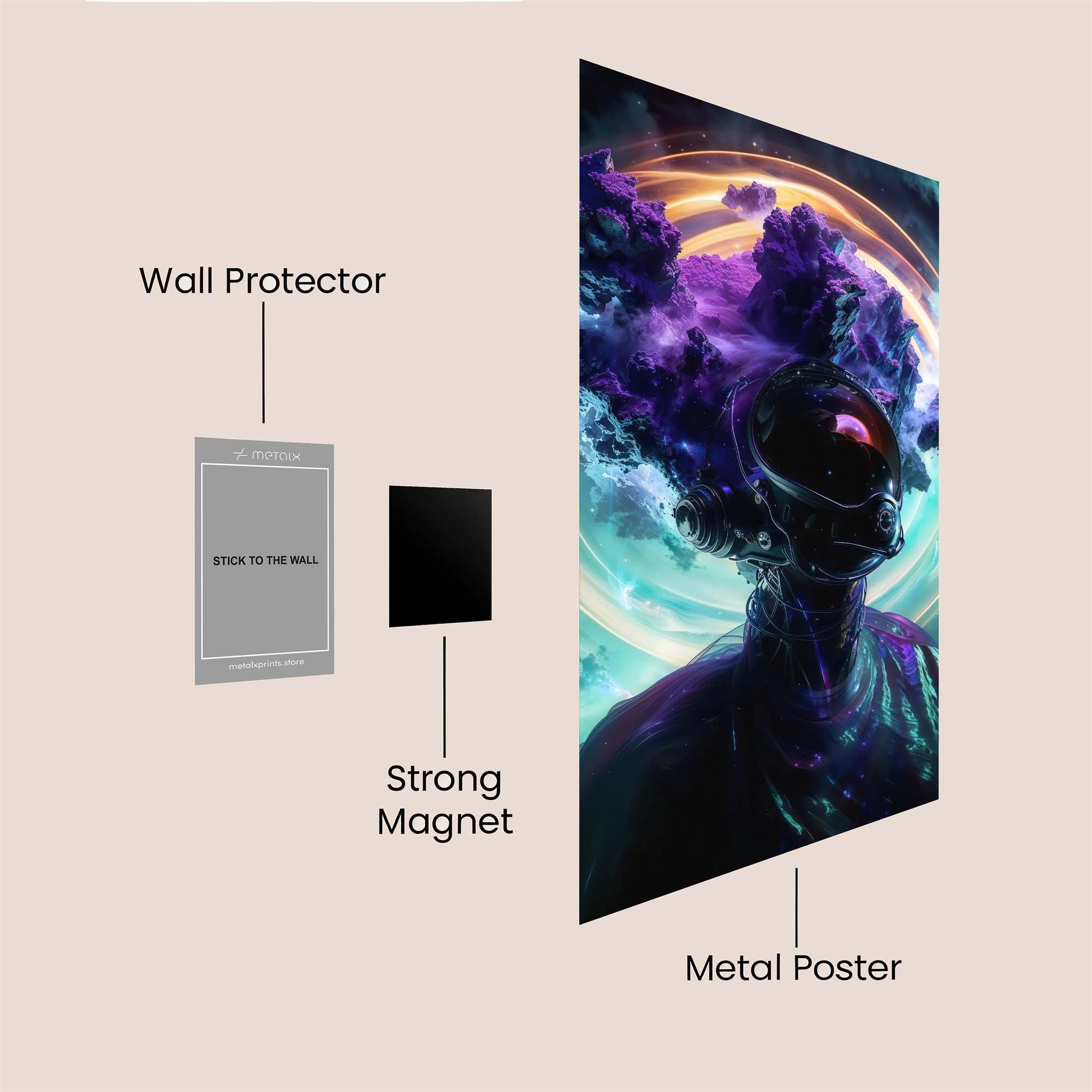 Wolf Radiance Safe Wall Magnetic / M