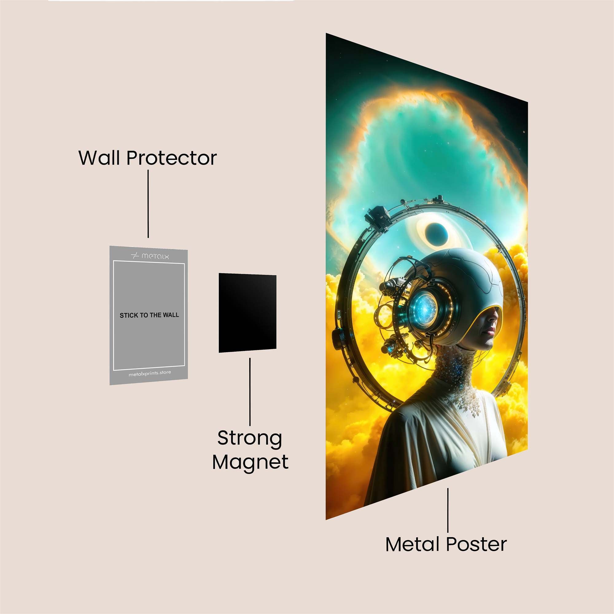 Sentinel Blaze Safe Wall Magnetic / M