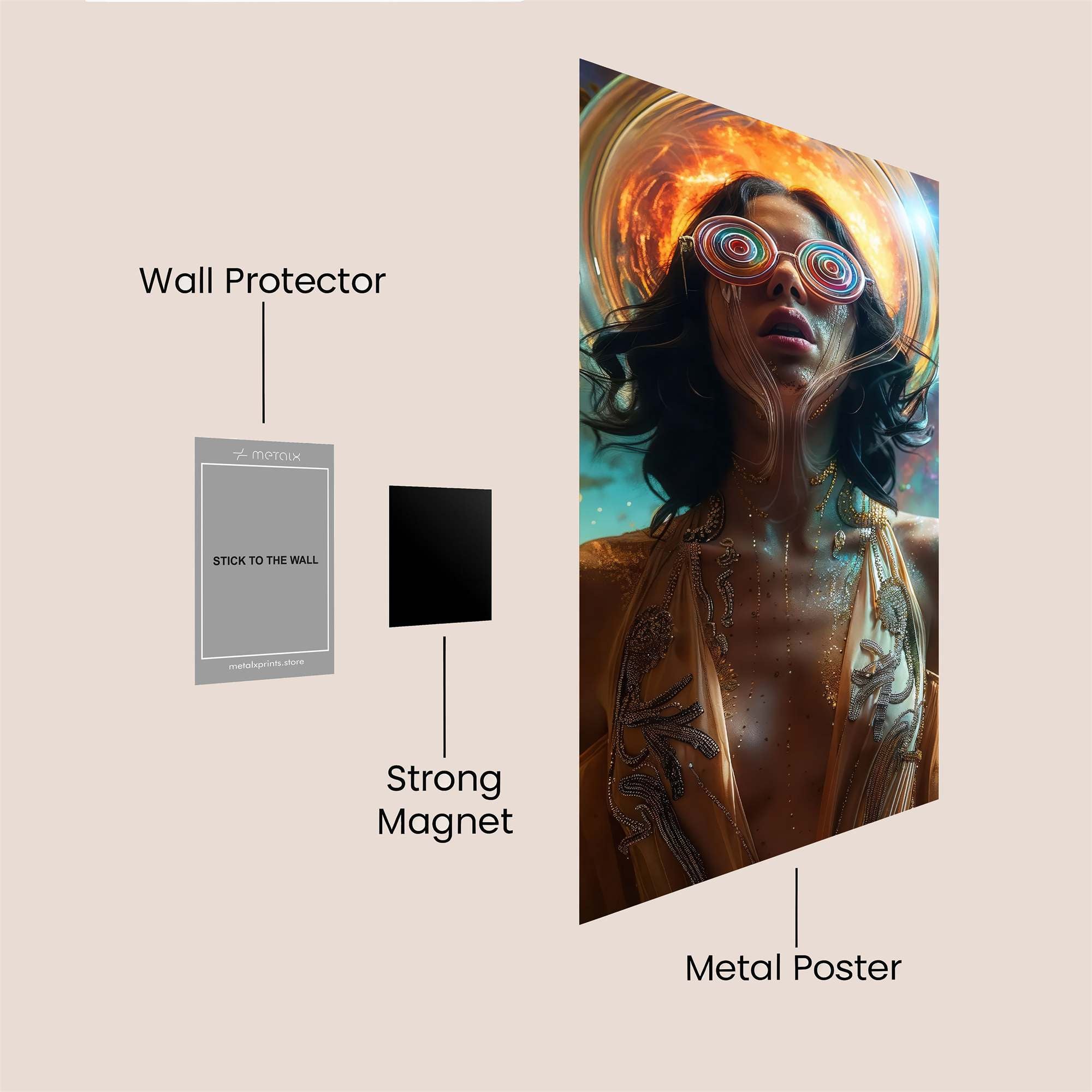 Dragon Majesty Safe Wall Magnetic / M