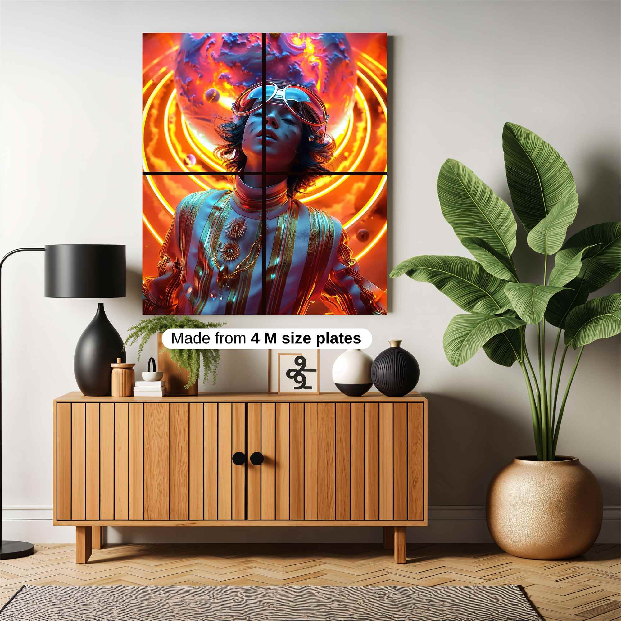 Reeves Neon Safe Wall Magnetic / M