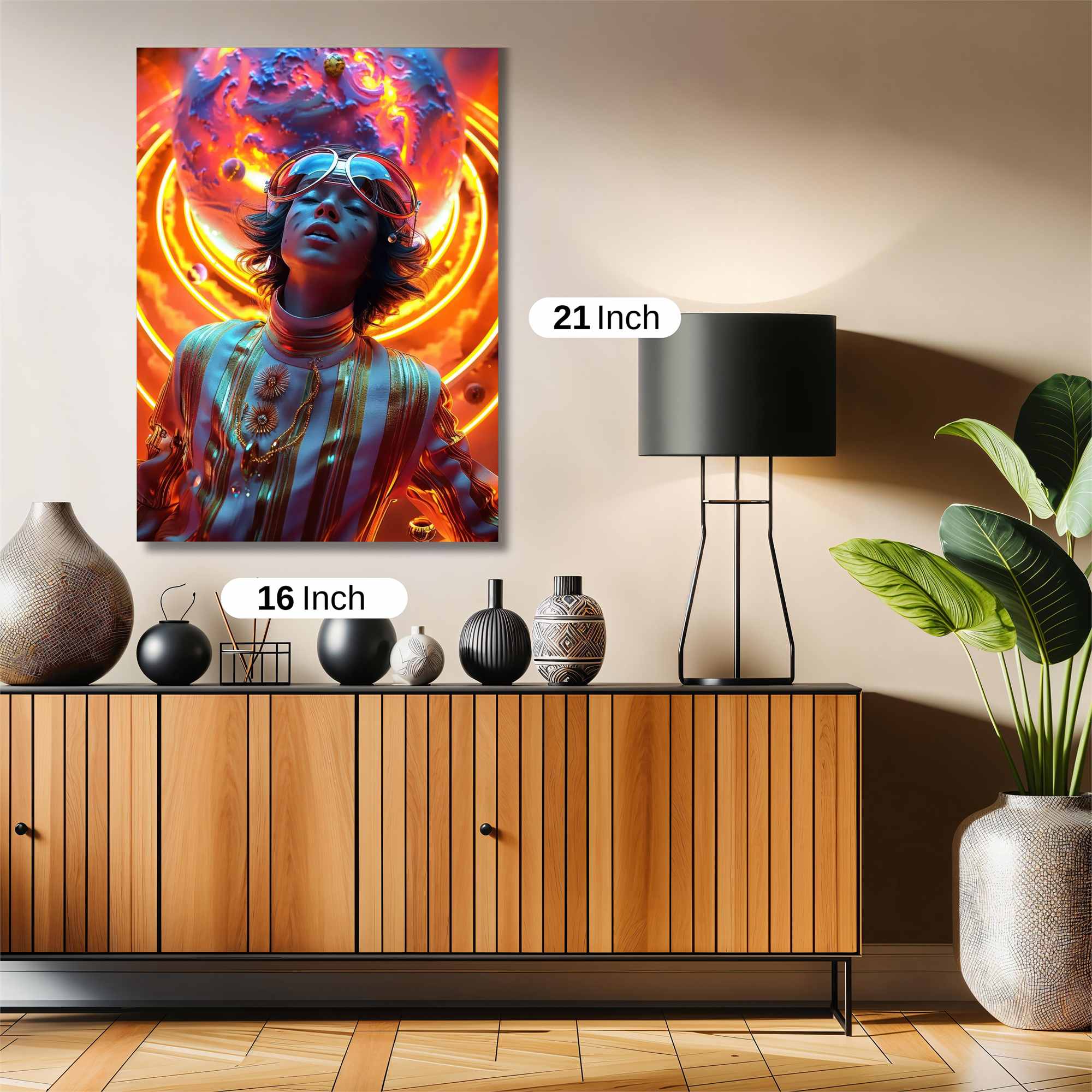 Reeves Neon Safe Wall Magnetic / M