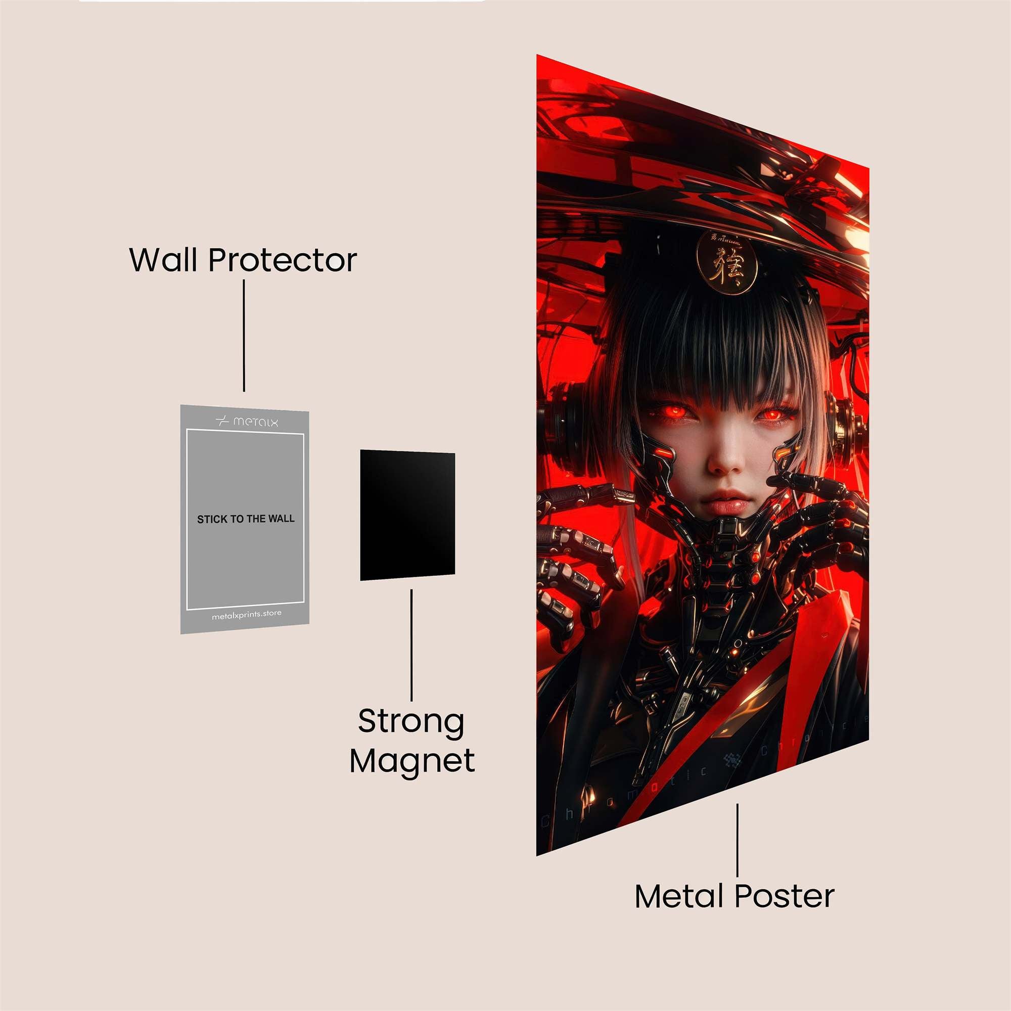 Steampunk Serenity Safe Wall Magnetic / M