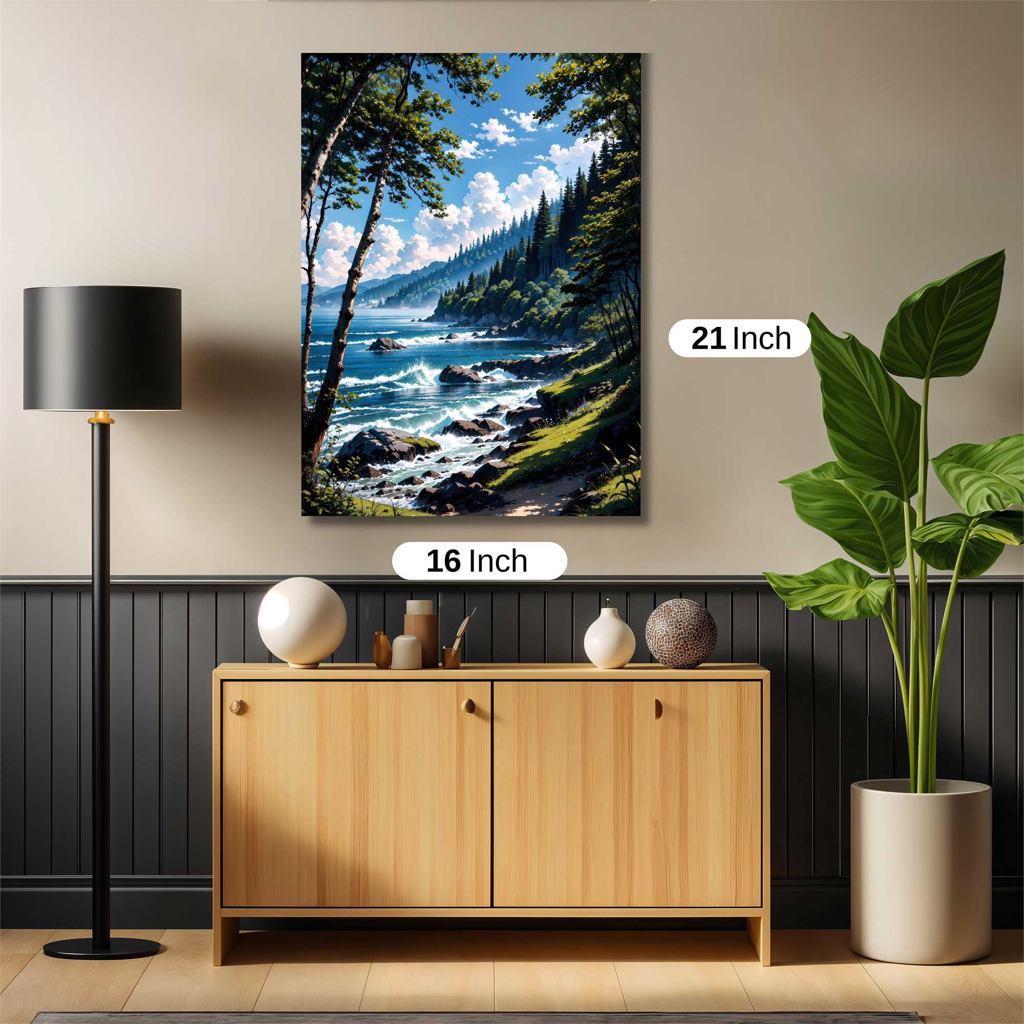 Forest Serenity Safe Wall Magnetic / M