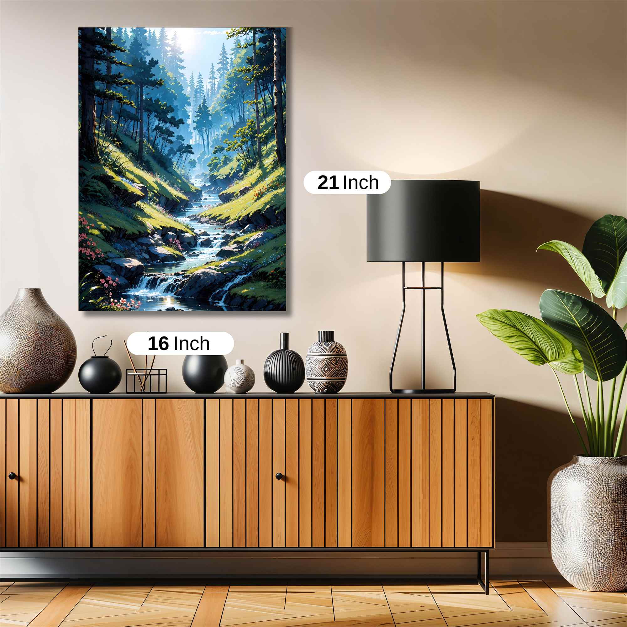 Forest Serenity Safe Wall Magnetic / M