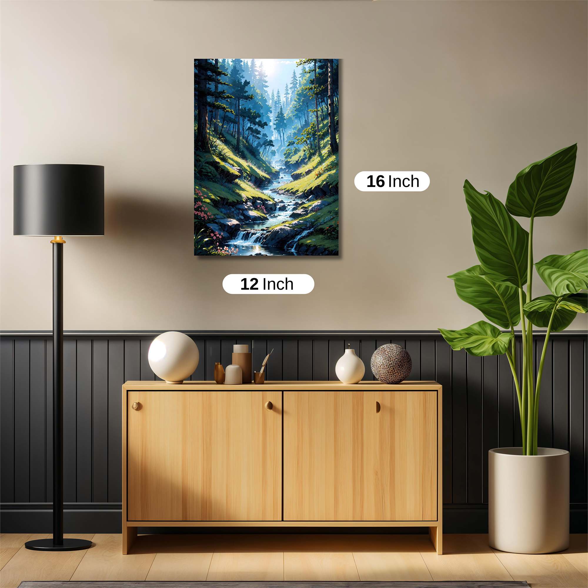Forest Serenity Safe Wall Magnetic / M