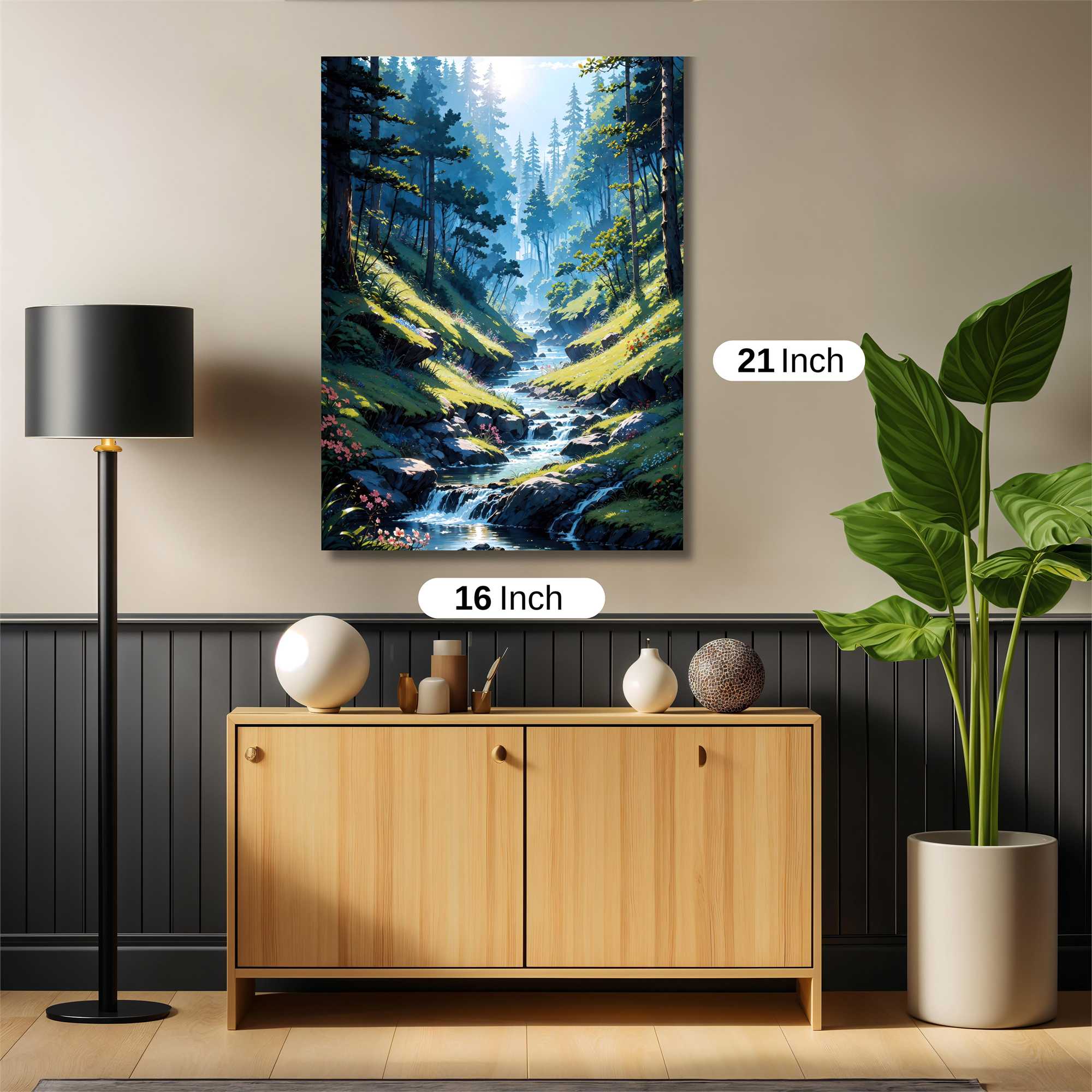 Forest Serenity Safe Wall Magnetic / M