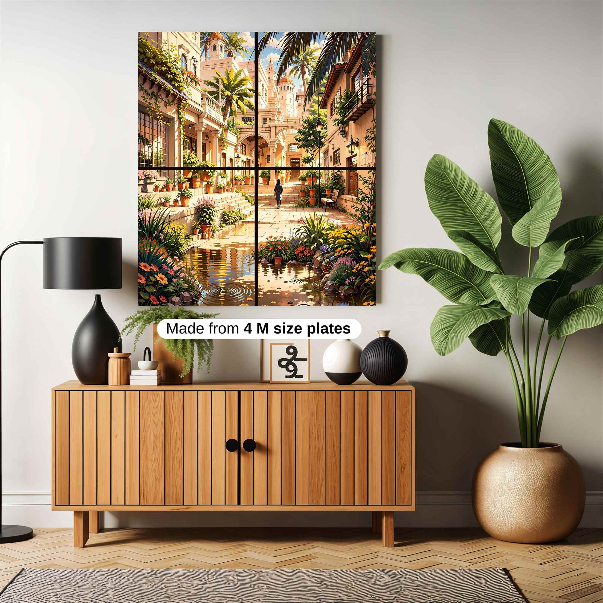 Mediterranean Serenity Safe Wall Magnetic / M