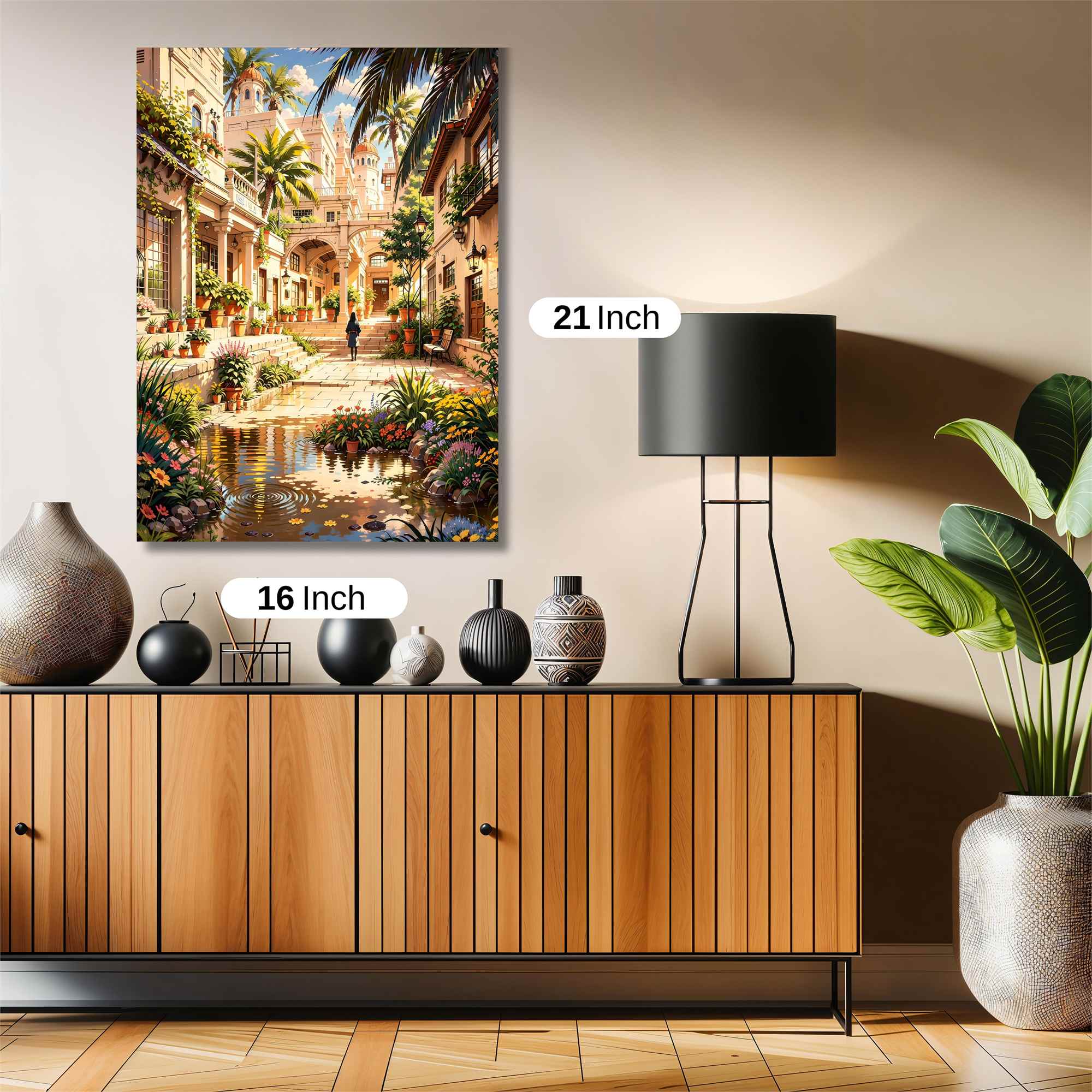 Mediterranean Serenity Safe Wall Magnetic / M