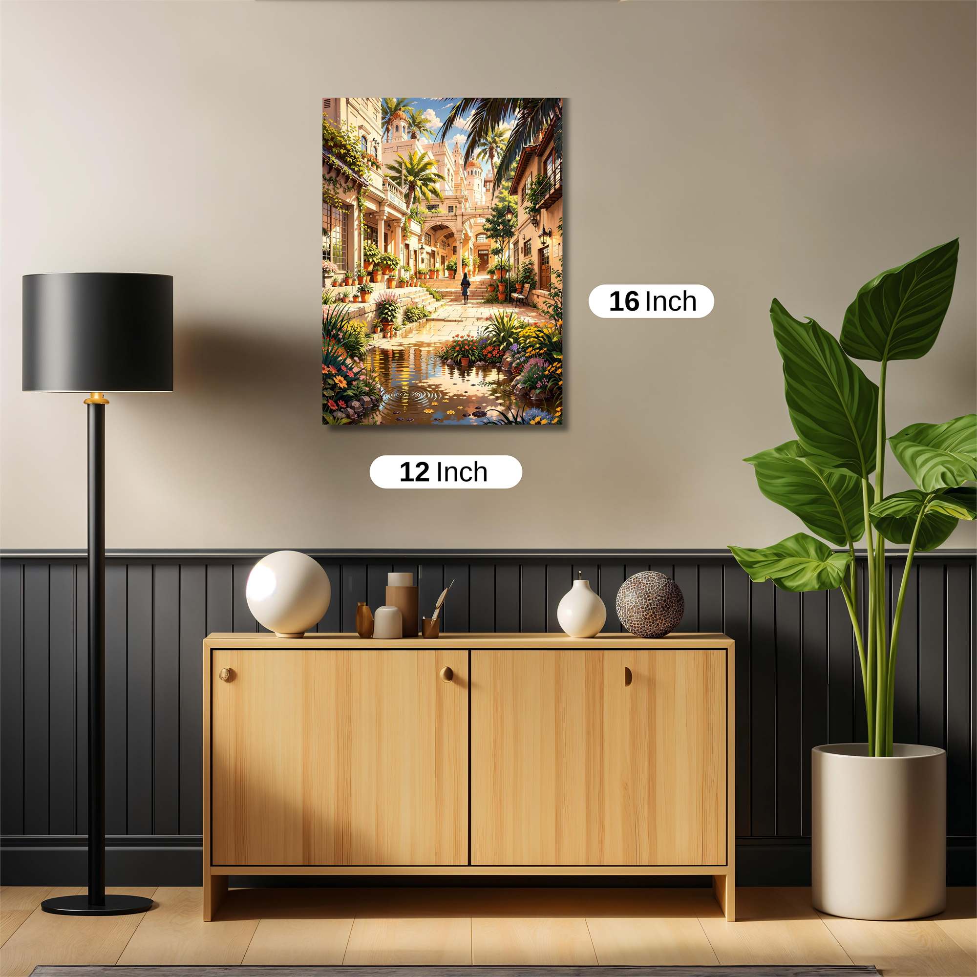 Mediterranean Serenity Safe Wall Magnetic / M