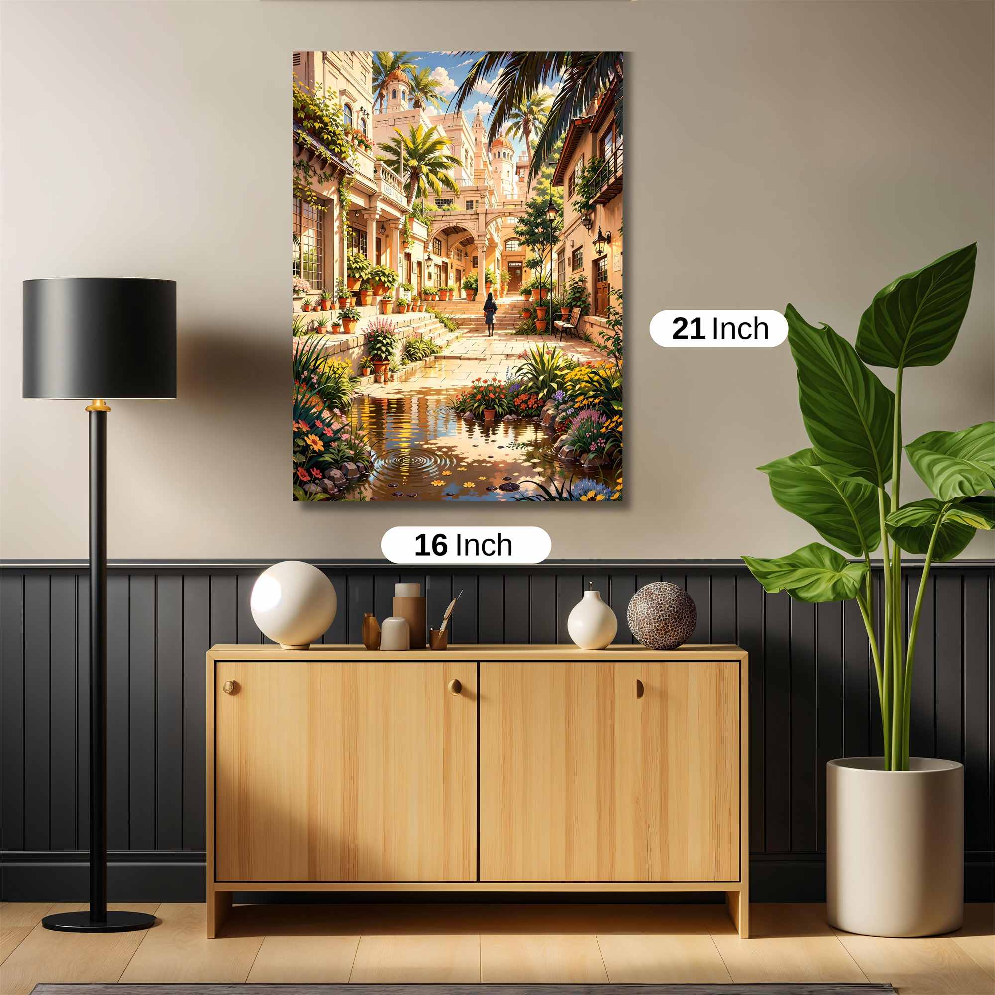 Mediterranean Serenity Safe Wall Magnetic / M