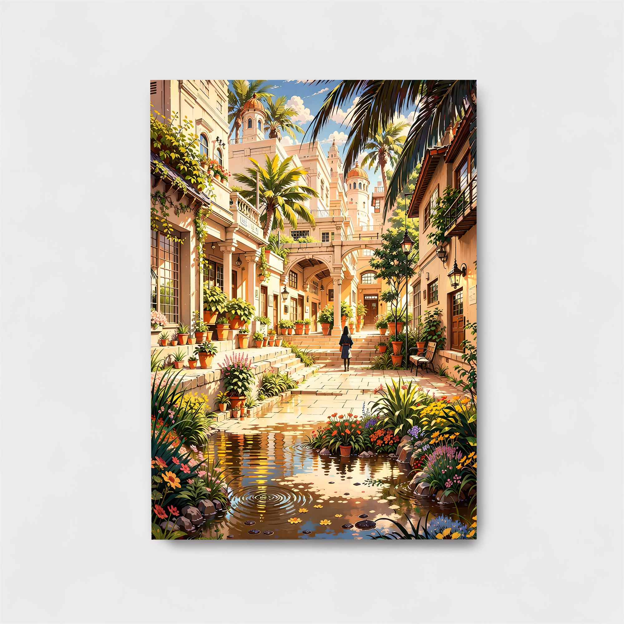 Mediterranean Serenity Safe Wall Magnetic / M