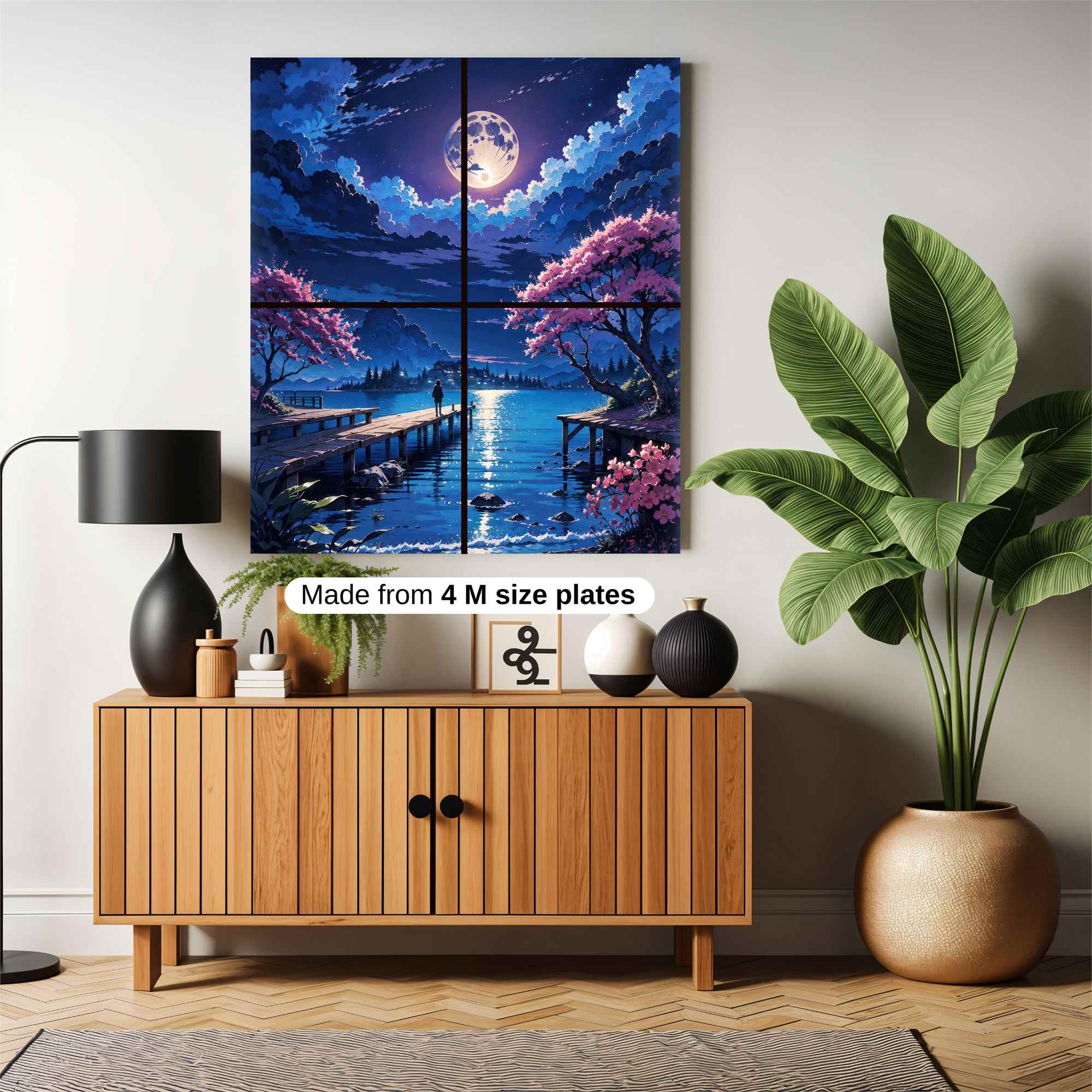 Moonlit Serenity Safe Wall Magnetic / M